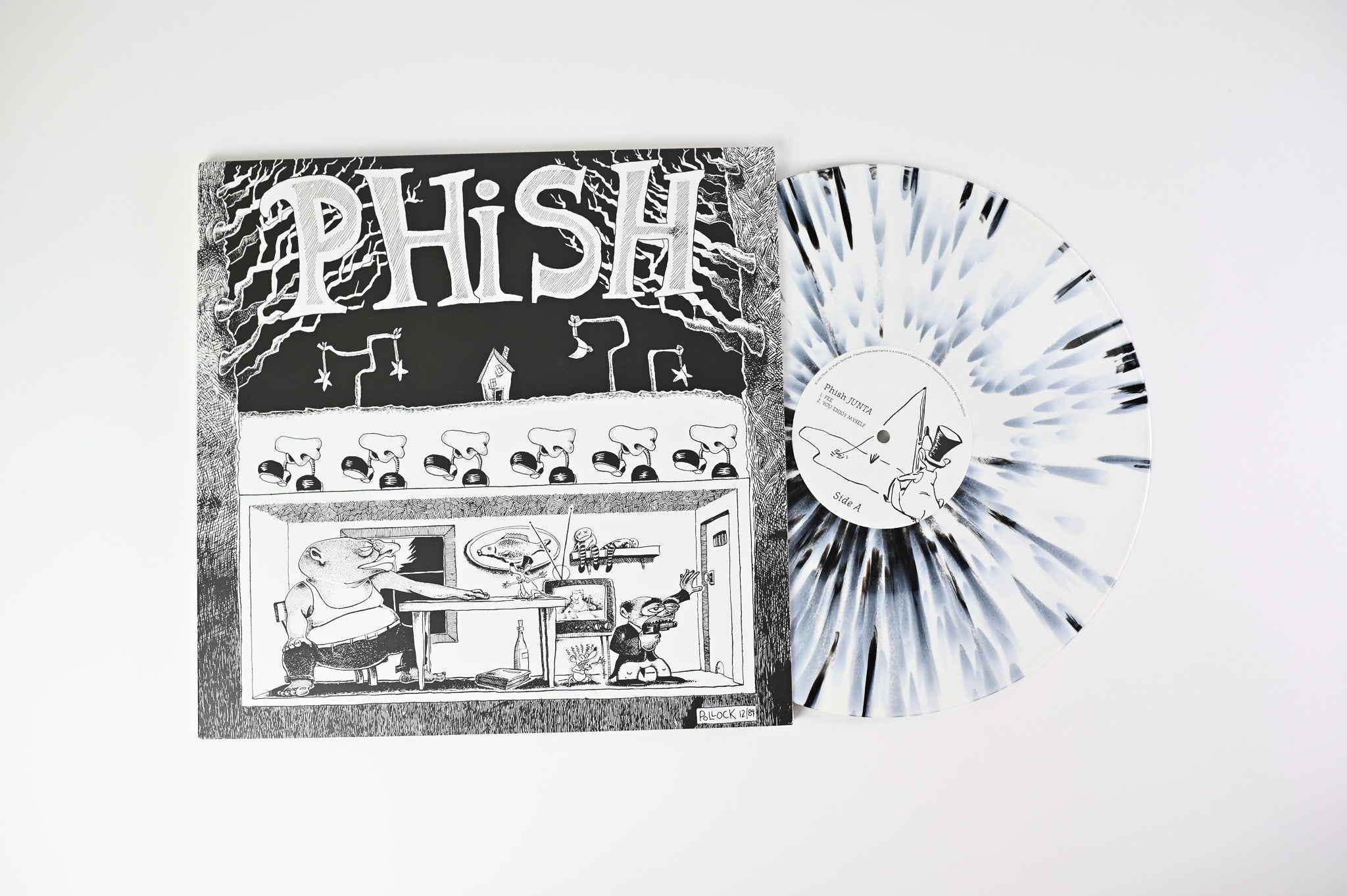 Phish - Junta on Jemp Records Reissue on Black & White Splatter Vinyl