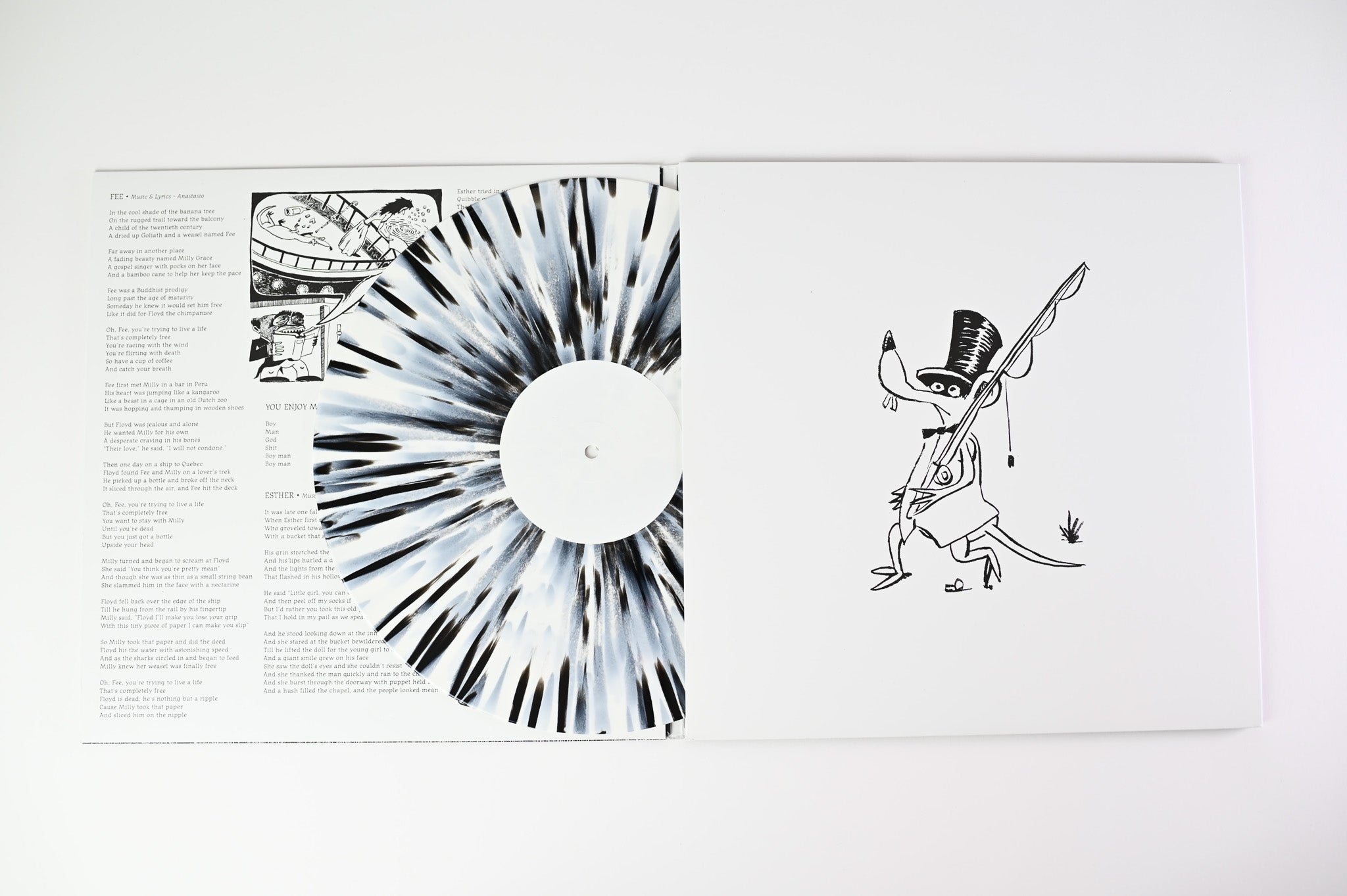 Phish - Junta on Jemp Records Reissue on Black & White Splatter Vinyl