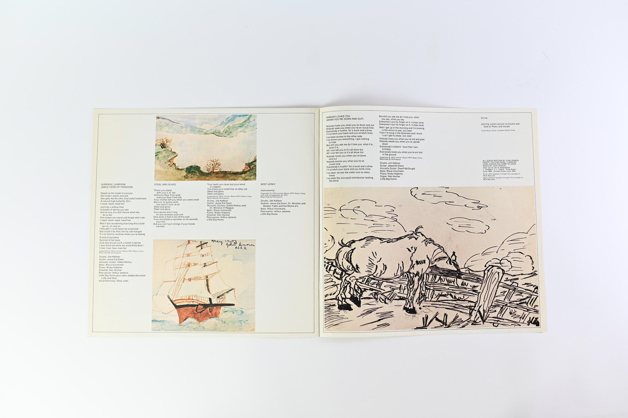 John Lennon - Walls And Bridges on Apple Records