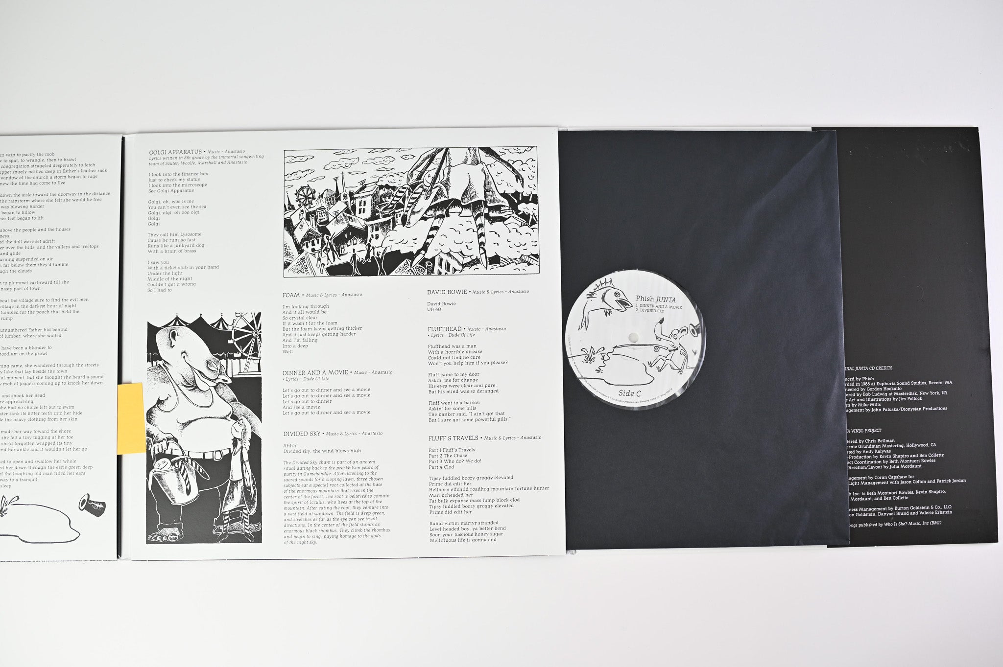 Phish - Junta on Jemp Records Reissue on Black & White Splatter Vinyl
