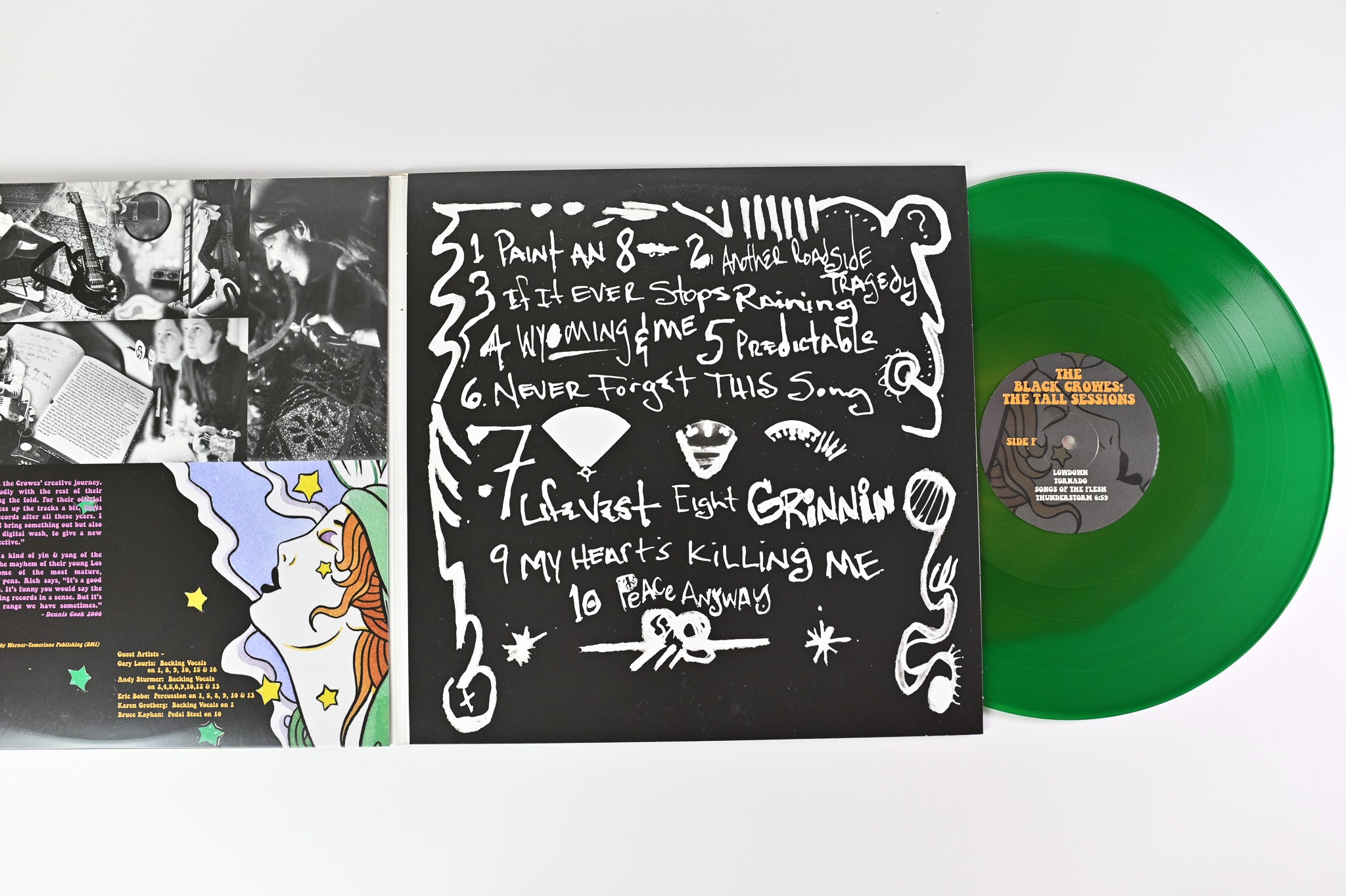 The Black Crowes - The Tall Sessions on Silver Arrow Ltd Numbered Orange / Green Reissue