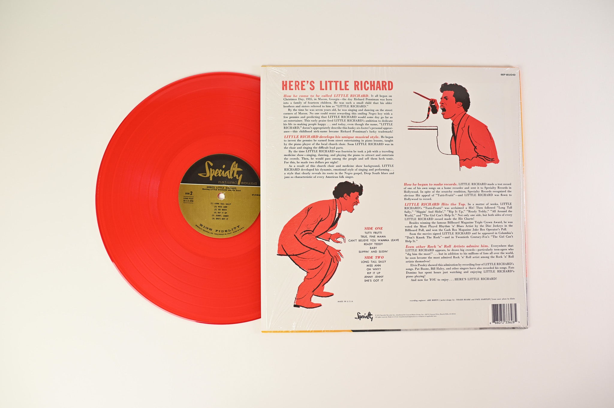 Little Richard - Here's Little Richard on Specialty RSD Reissue on Red Vinyl