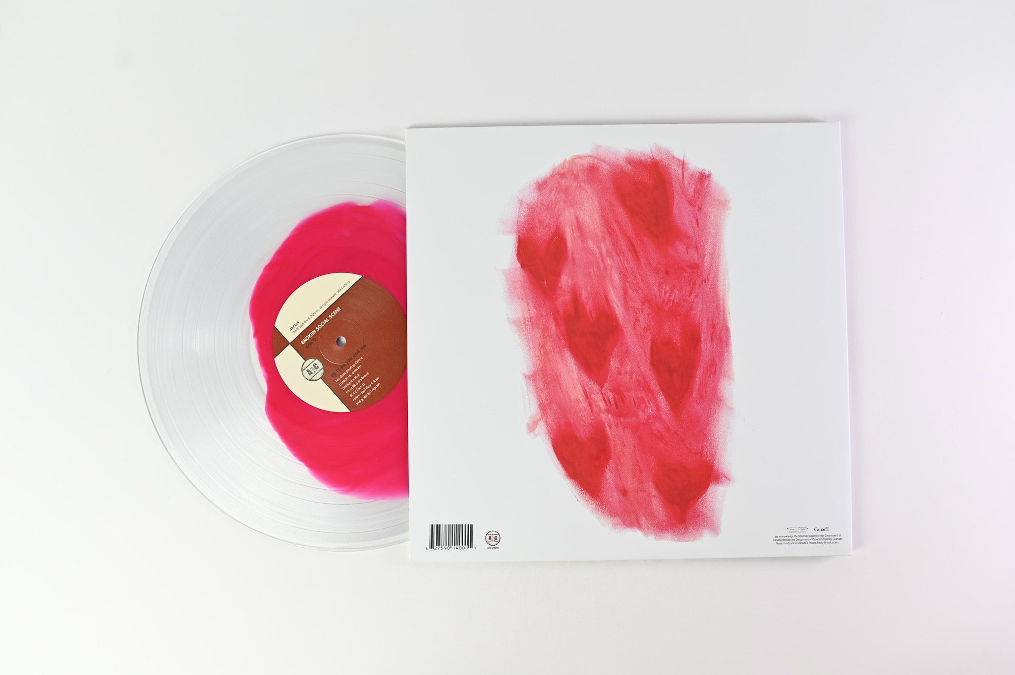 Broken Social Scene - Broken Social Scene on Arts & Crafts Ltd Red & Clear Nebula Reissue