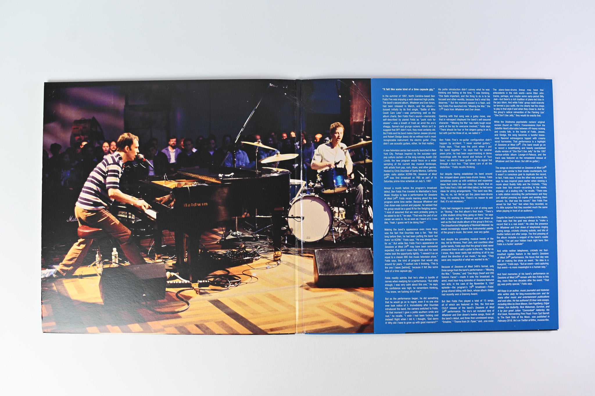 Ben Folds Five - The Complete Sessions At West 54th on Real Gone Ltd Black & Tan Scuffed Parquet