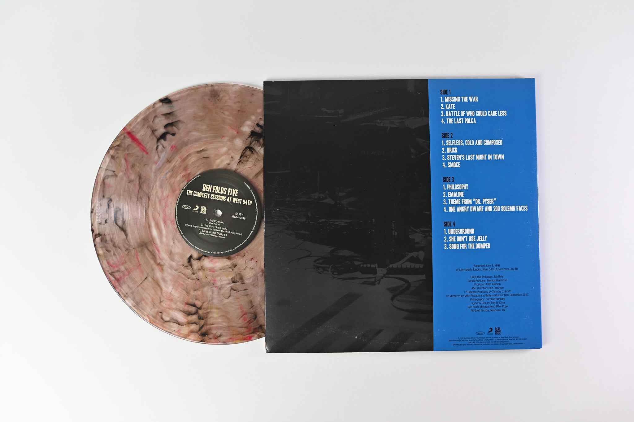 Ben Folds Five - The Complete Sessions At West 54th on Real Gone Ltd Black & Tan Scuffed Parquet