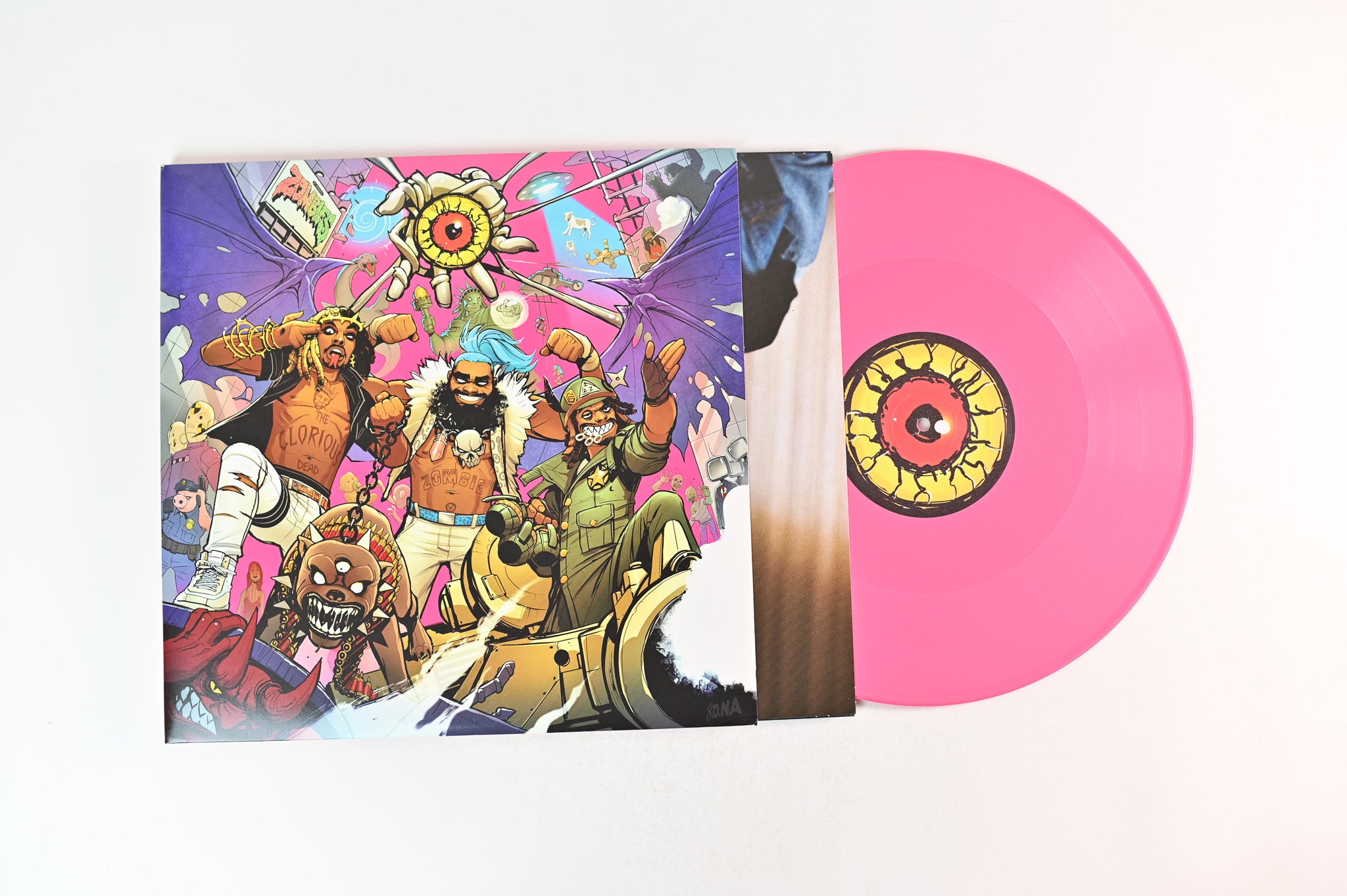 Flatbush Zombies - 3001: A Laced Odyssey on Glorious Dead Pink Vinyl With Certificate & Blotter Sheet