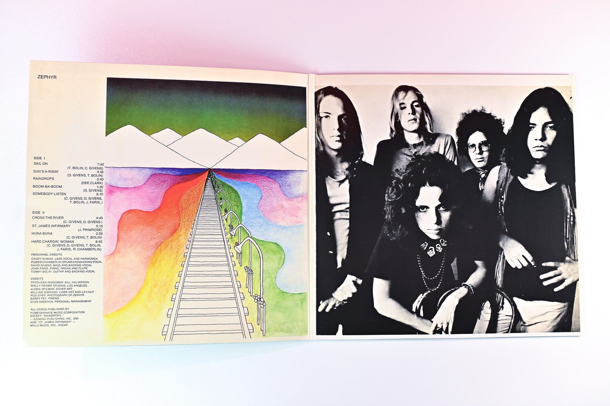 Zephyr - Zephyr on Purple Pyramid - Green Vinyl Reissue