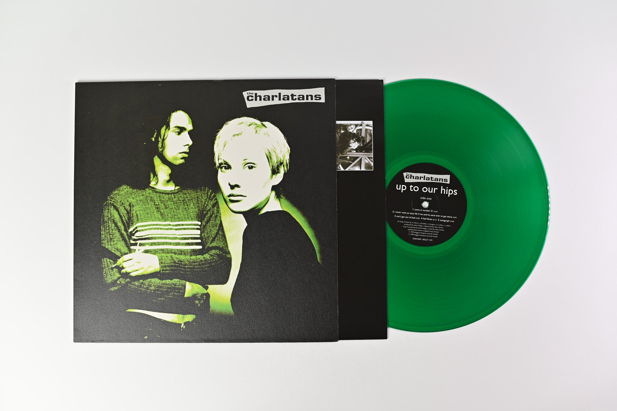 The Charlatans - Up To Our Hips on Beggars Banquet Ltd Green Reissue