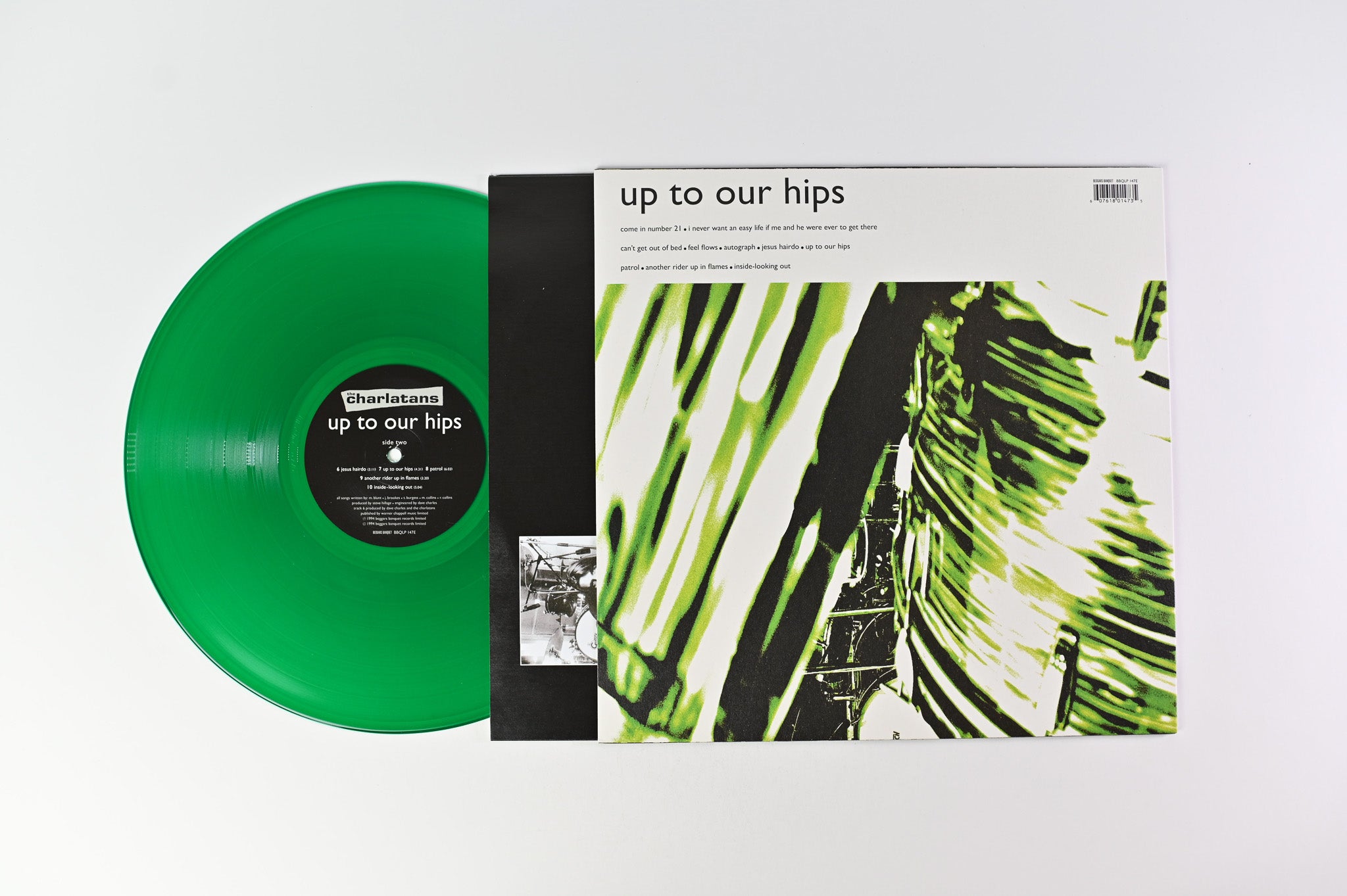 The Charlatans - Up To Our Hips on Beggars Banquet Ltd Green Reissue