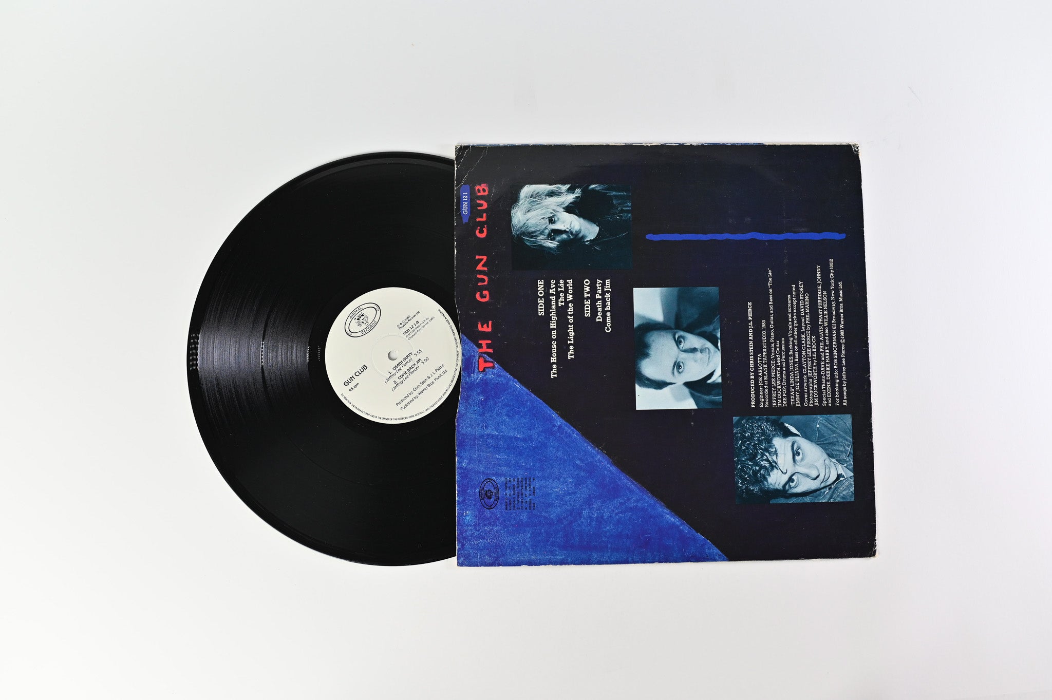 The Gun Club - Death Party on Animal Records 45 RPM