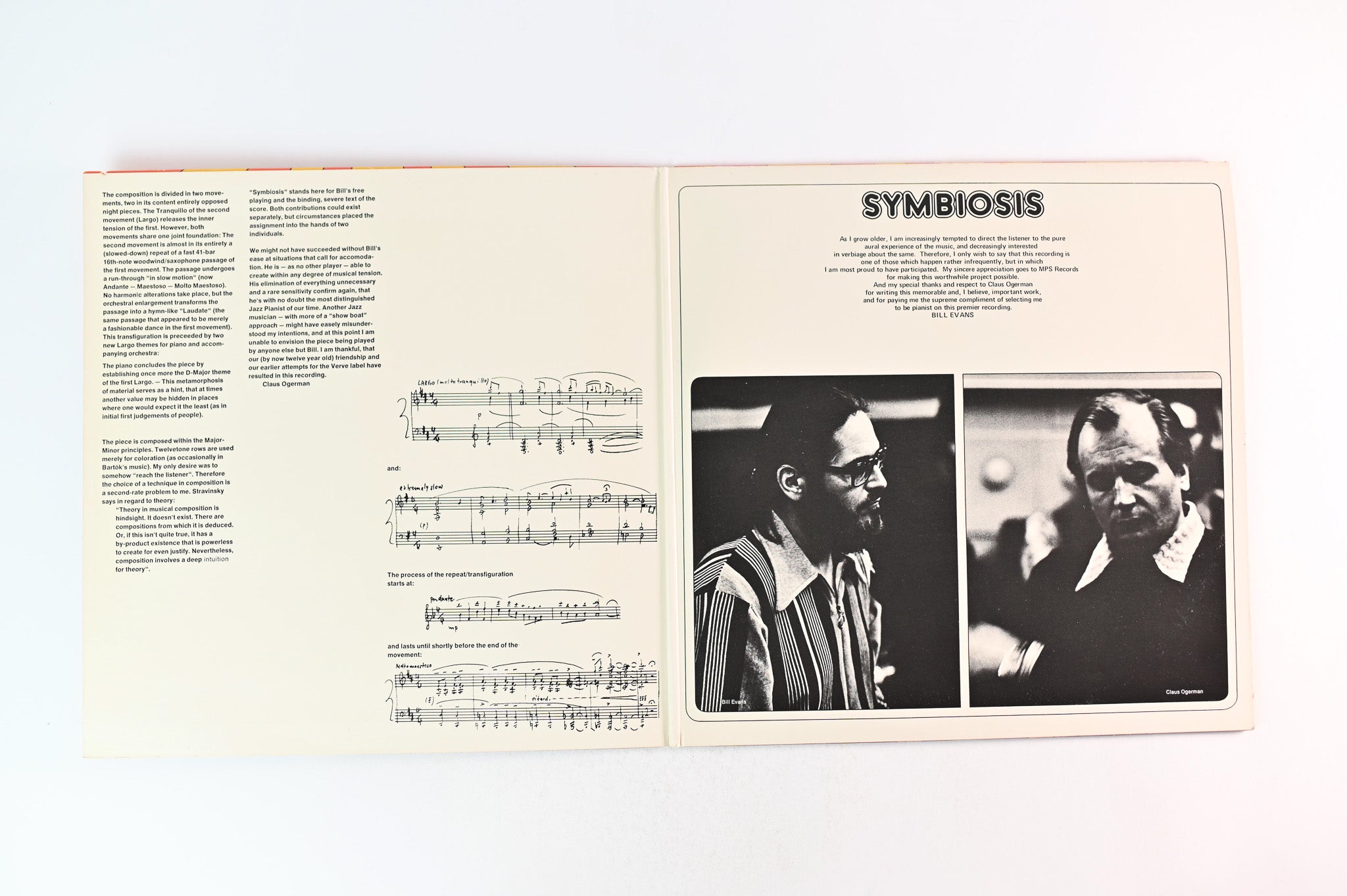 Bill Evans - Symbiosis on MPS Promo