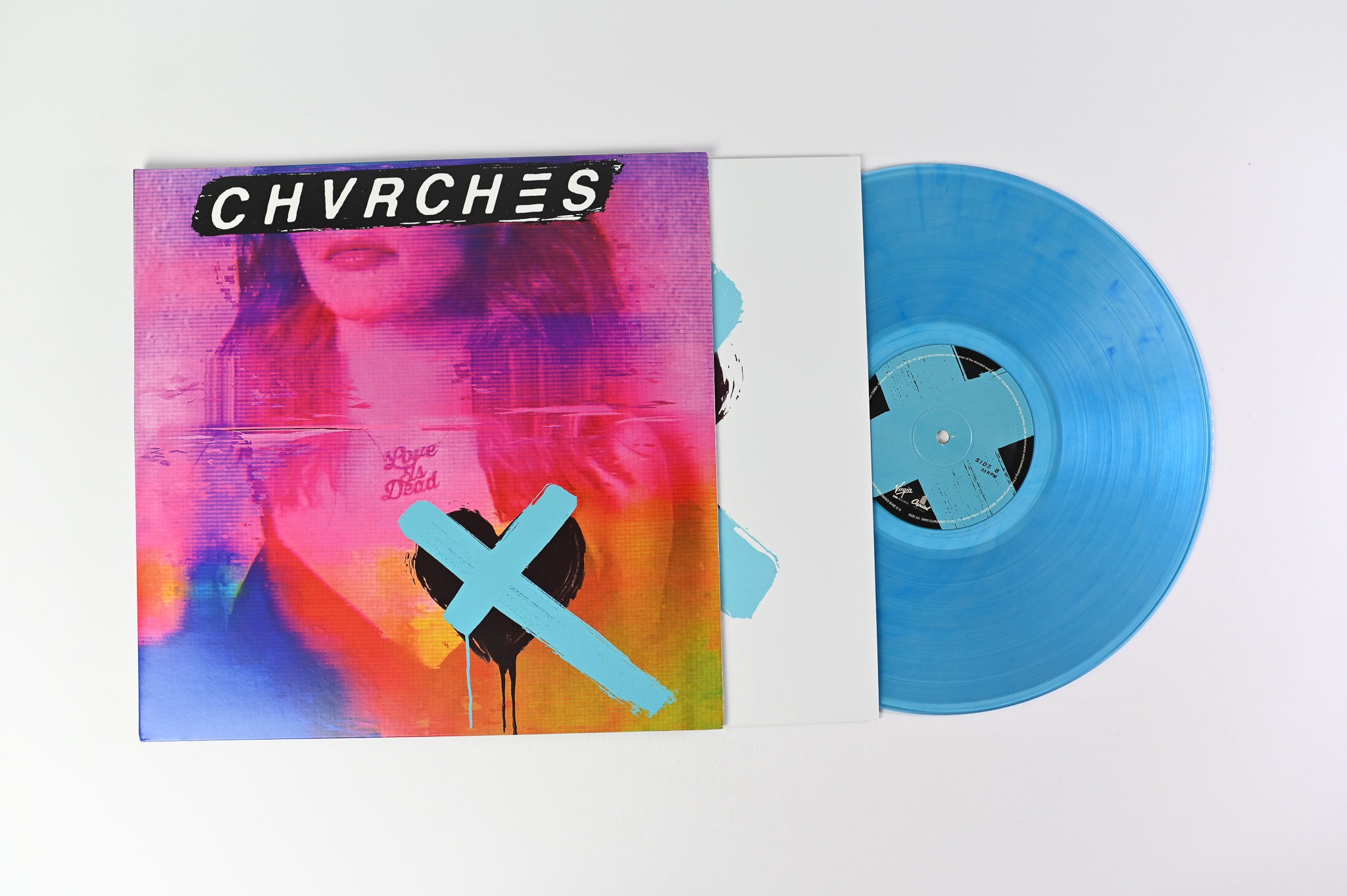 Chvrches - Love Is Dead on Virgin EMI Blue Translucent Vinyl