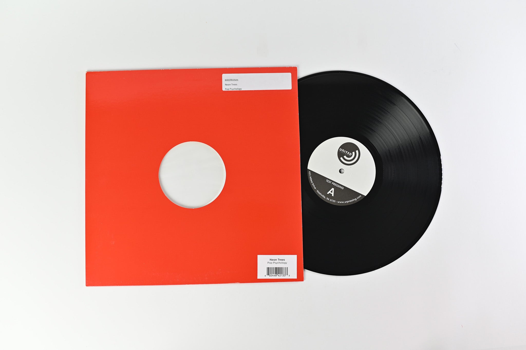 Neon Trees - Pop Psychology Test Pressing on United Record Pressing