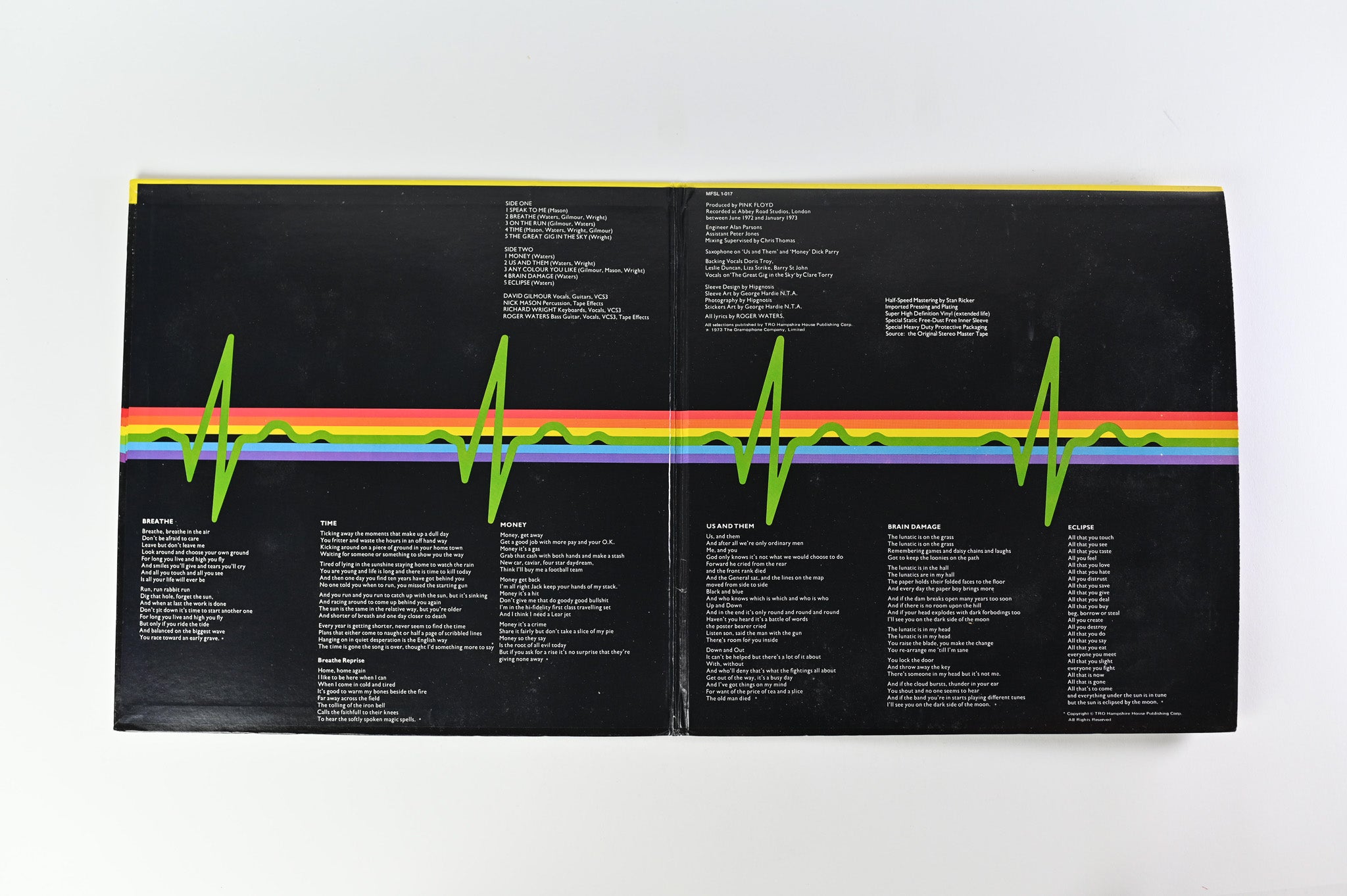 Pink Floyd - The Dark Side Of The Moon Reissue on Mobile Fidelity Sound Lab