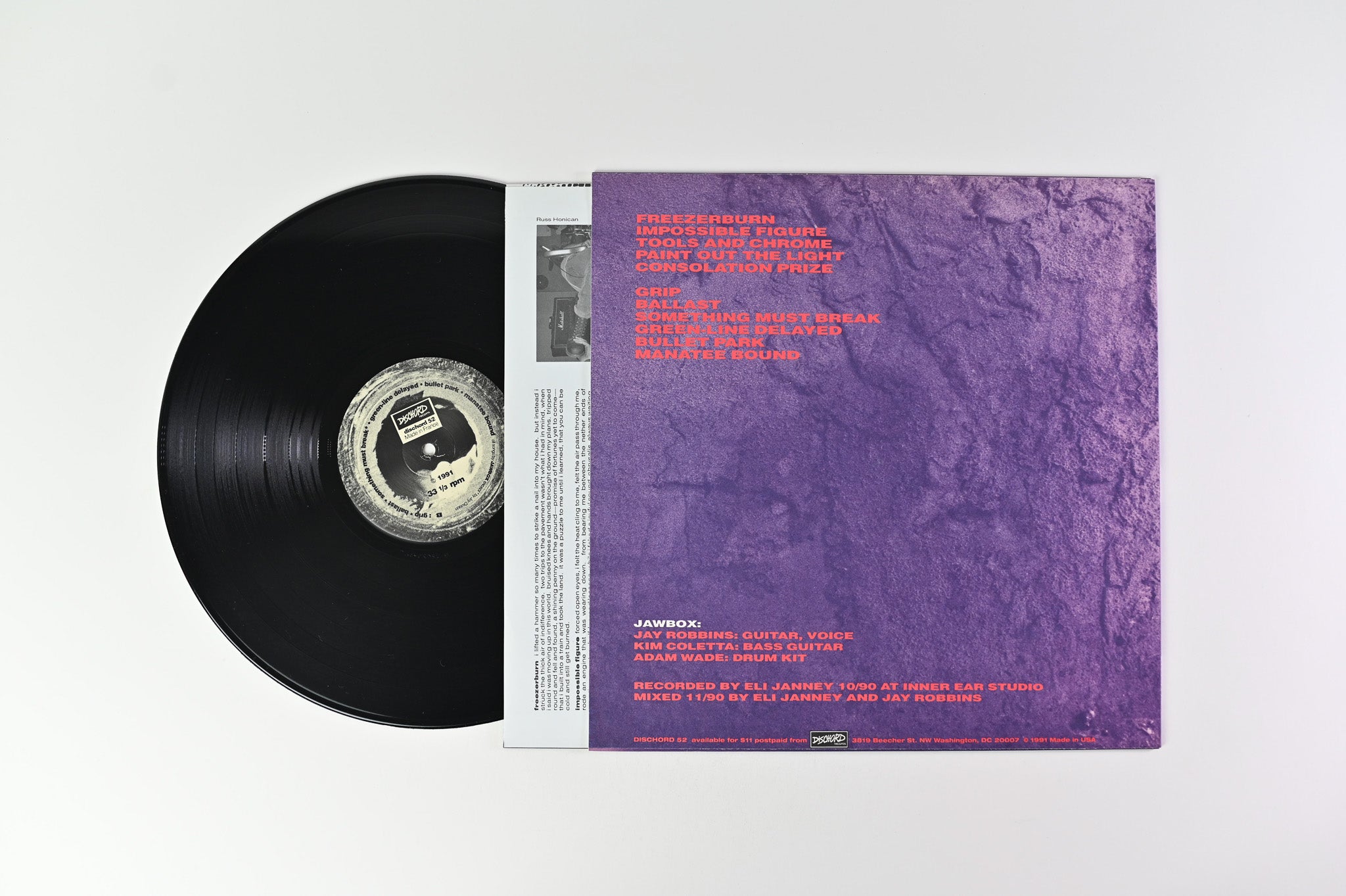 Jawbox - Grippe on Dischord Reissue