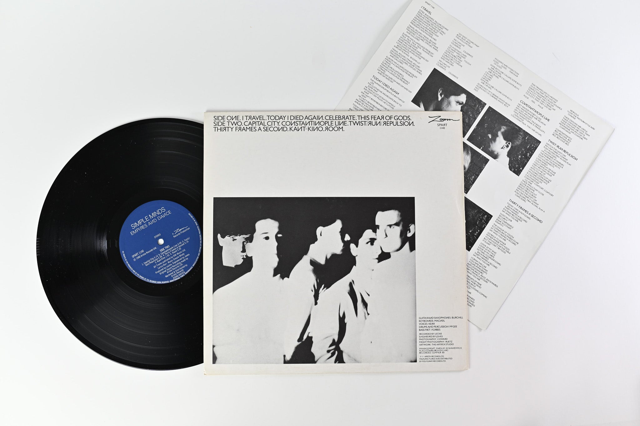 Simple Minds - Empires And Dance Repress on Zoom Records