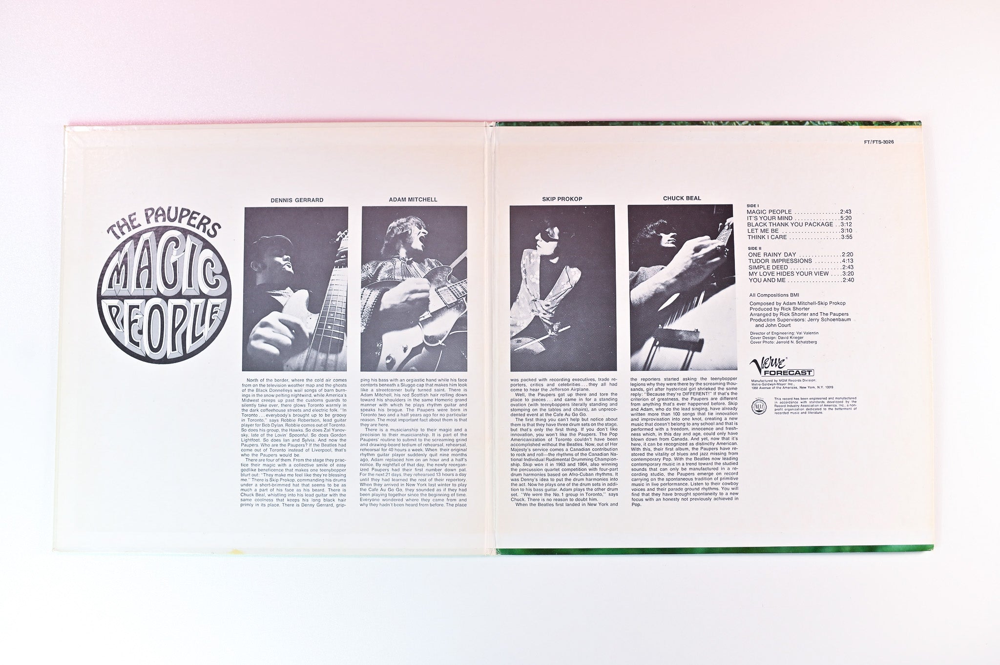The Paupers - Magic People on Verve Forecast
