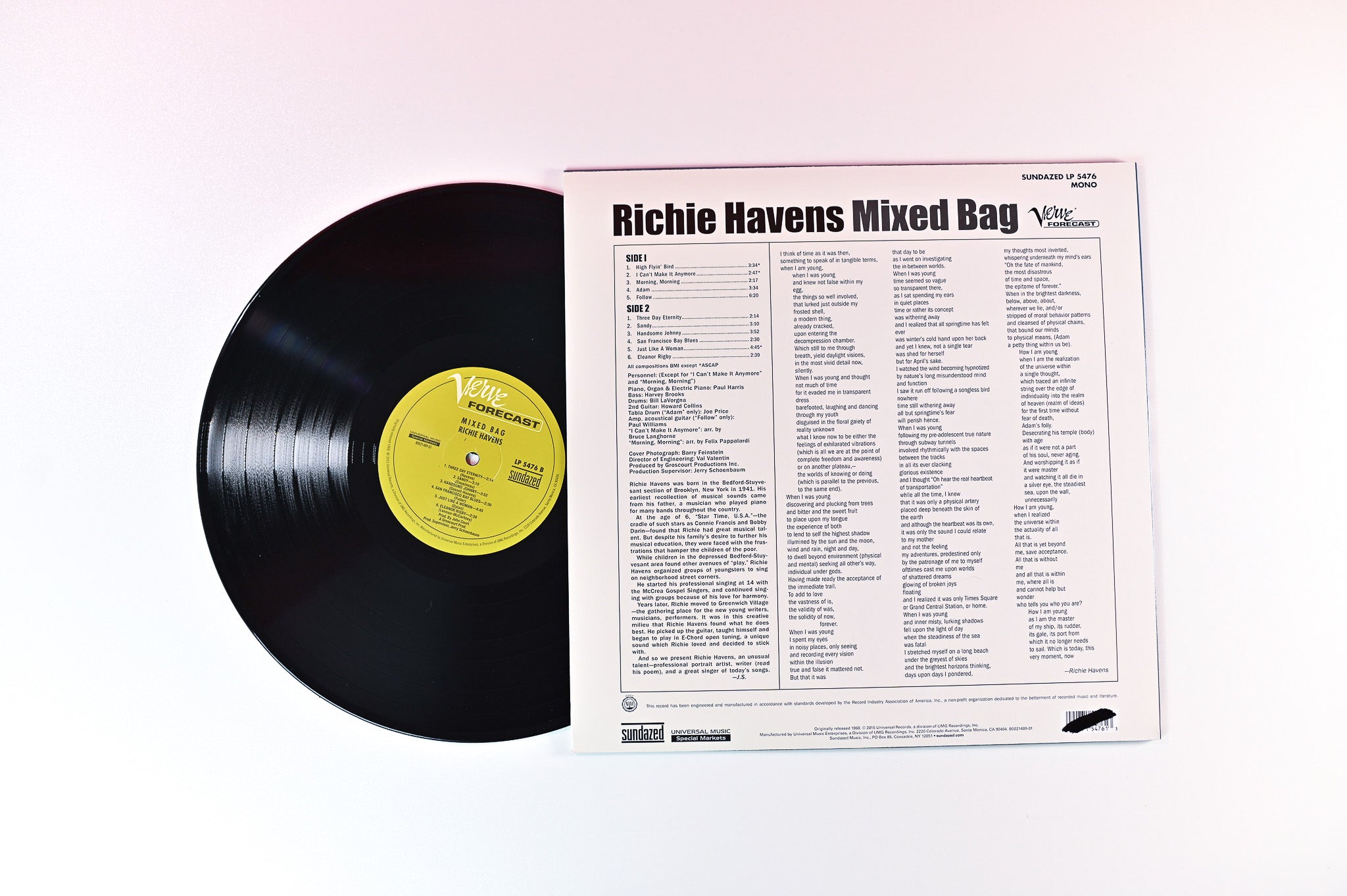 Richie Havens - Mixed Bag on Sundazed Music
