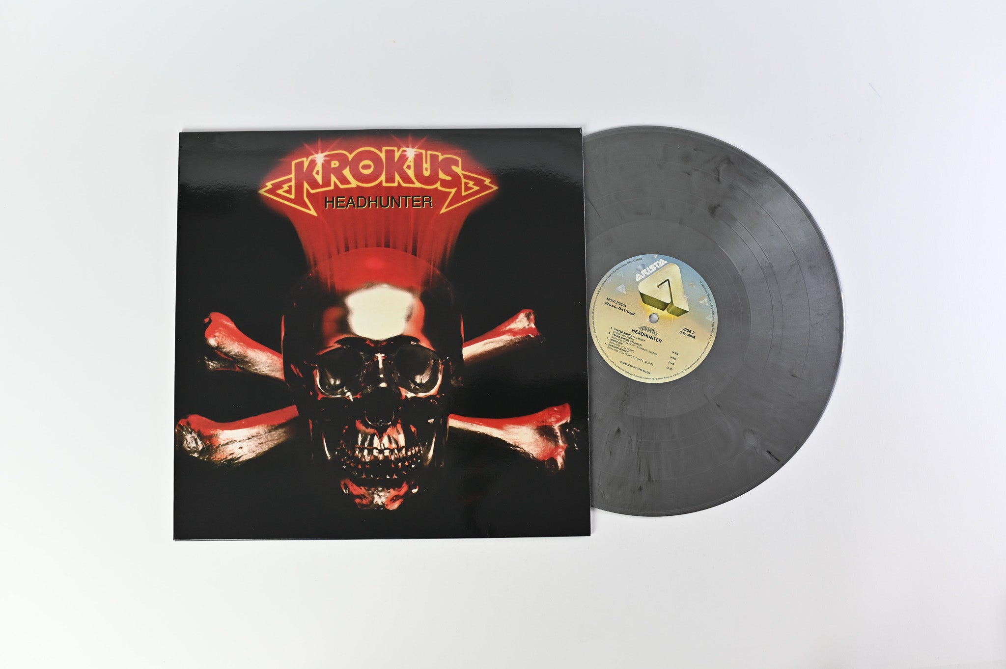 Krokus - Headhunter Numbered Reissue on Music On Vinyl Silver & Black Marbled Vinyl
