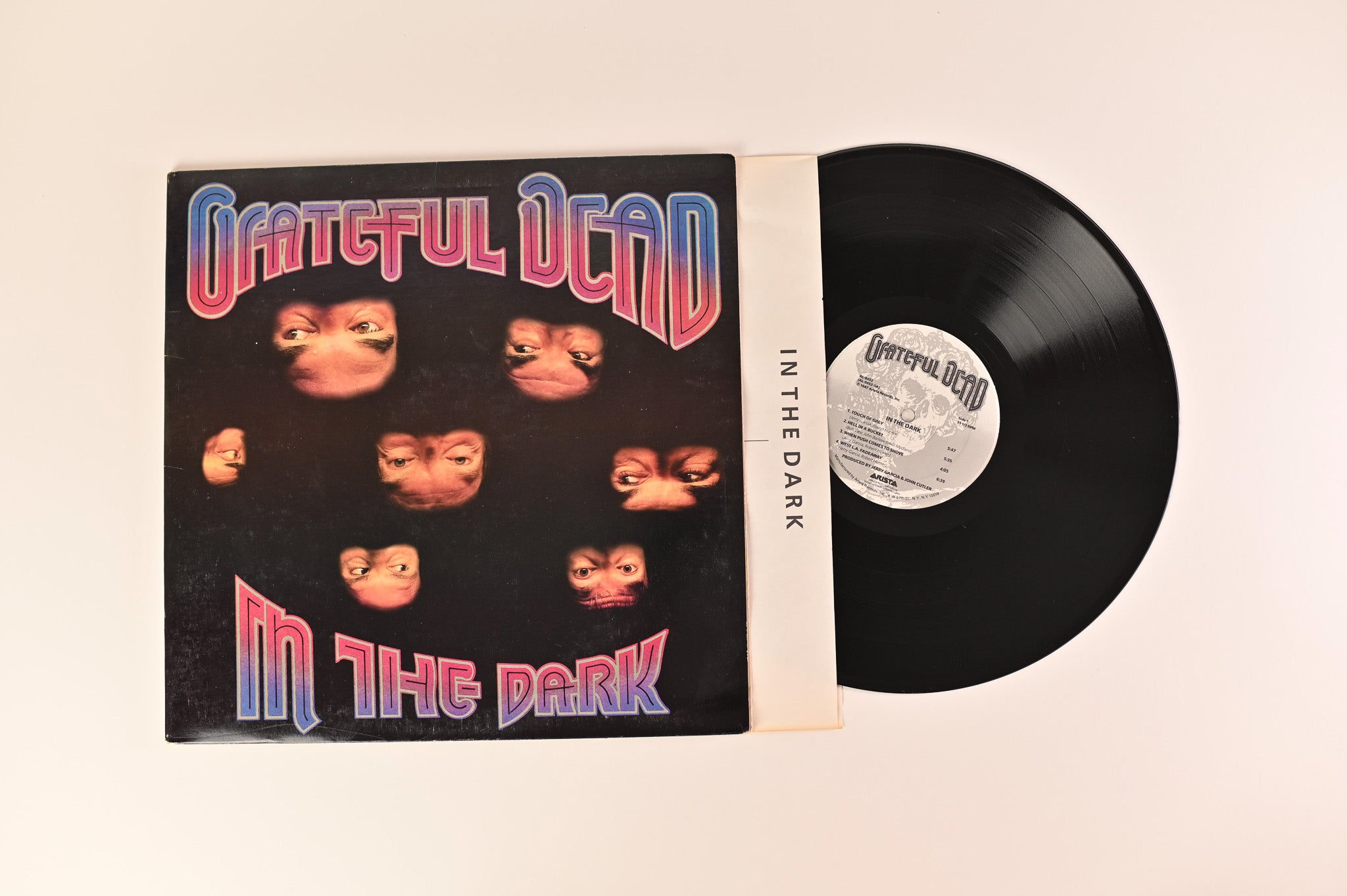 The Grateful Dead - In The Dark on Arista Upside Down Eyes Cover