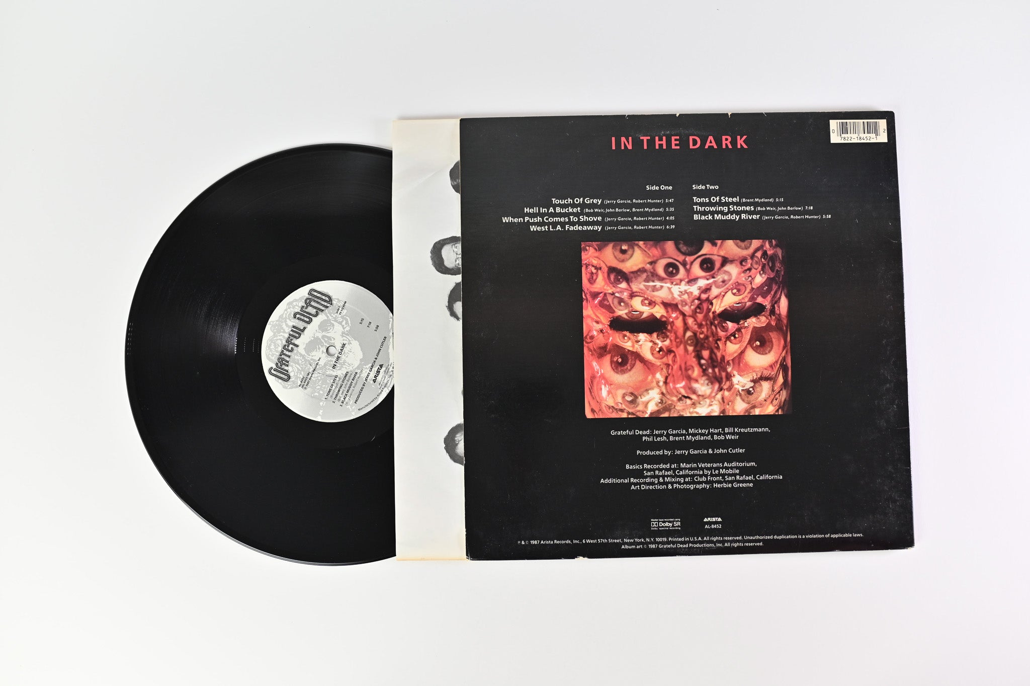 The Grateful Dead - In The Dark on Arista Upside Down Eyes Cover