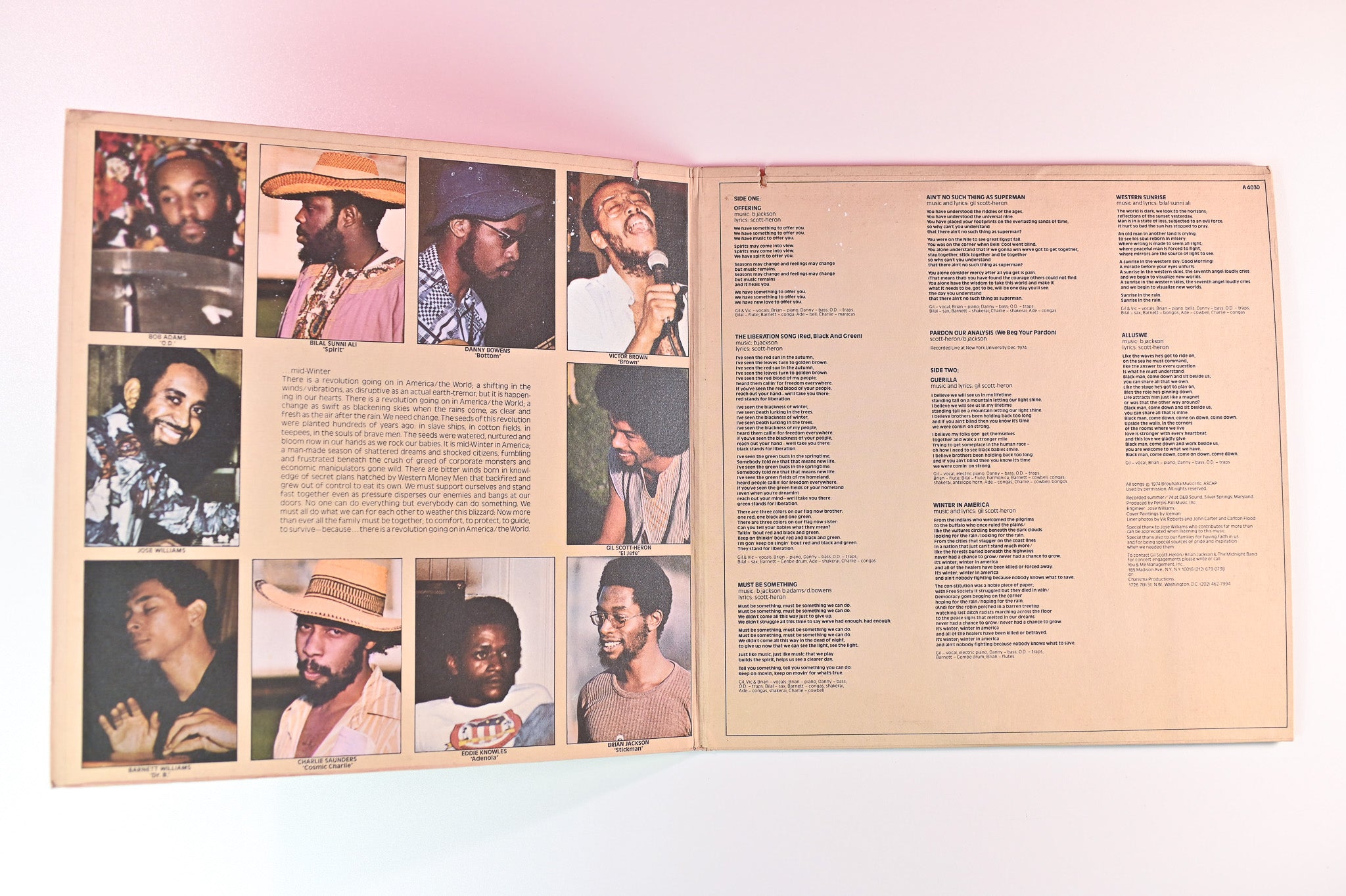 Gil Scott-Heron & Brian Jackson - The First Minute Of A New Day on Arista