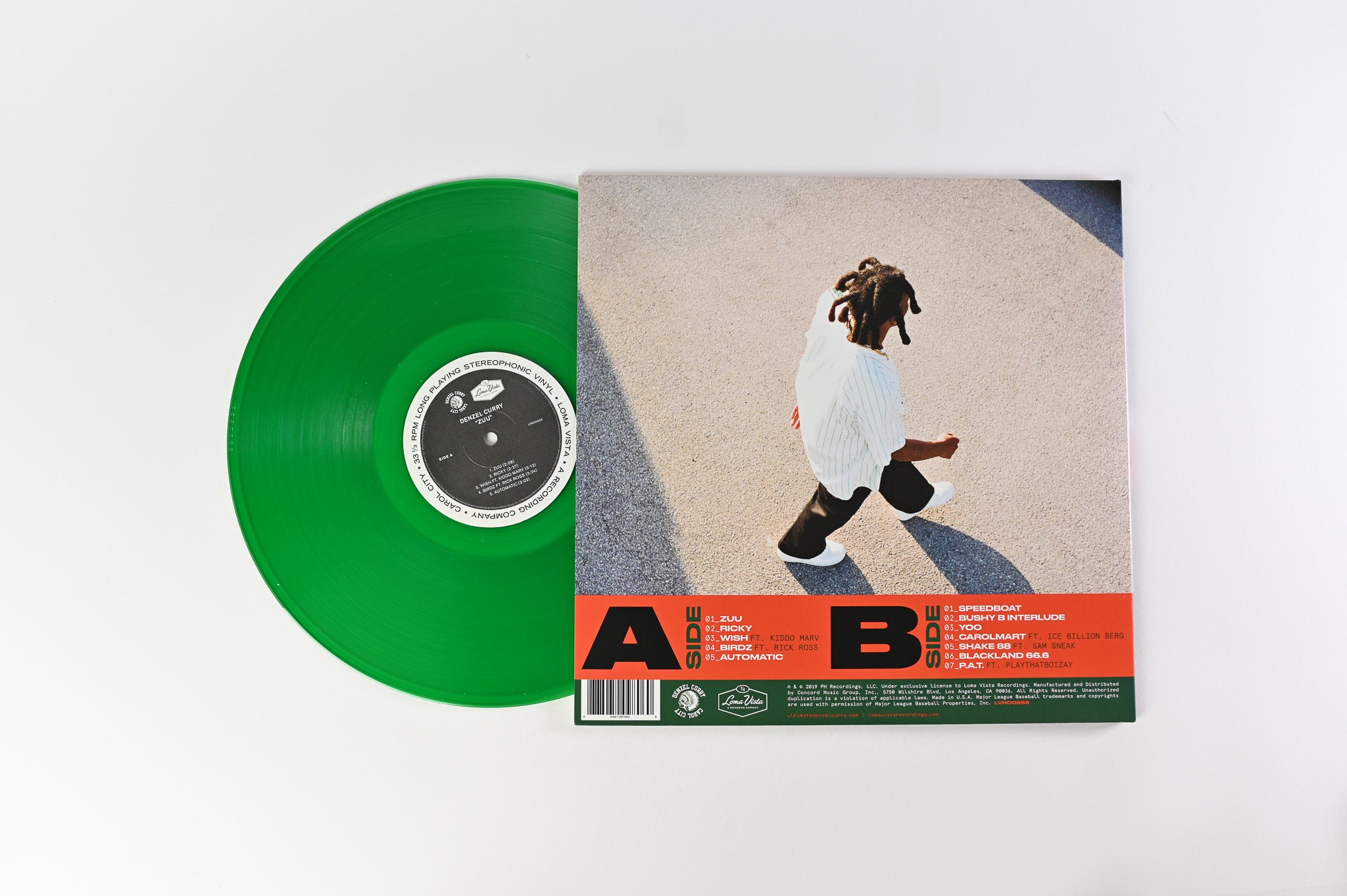 Denzel Curry - Zuu on Loma Vista Green Transparent Vinyl