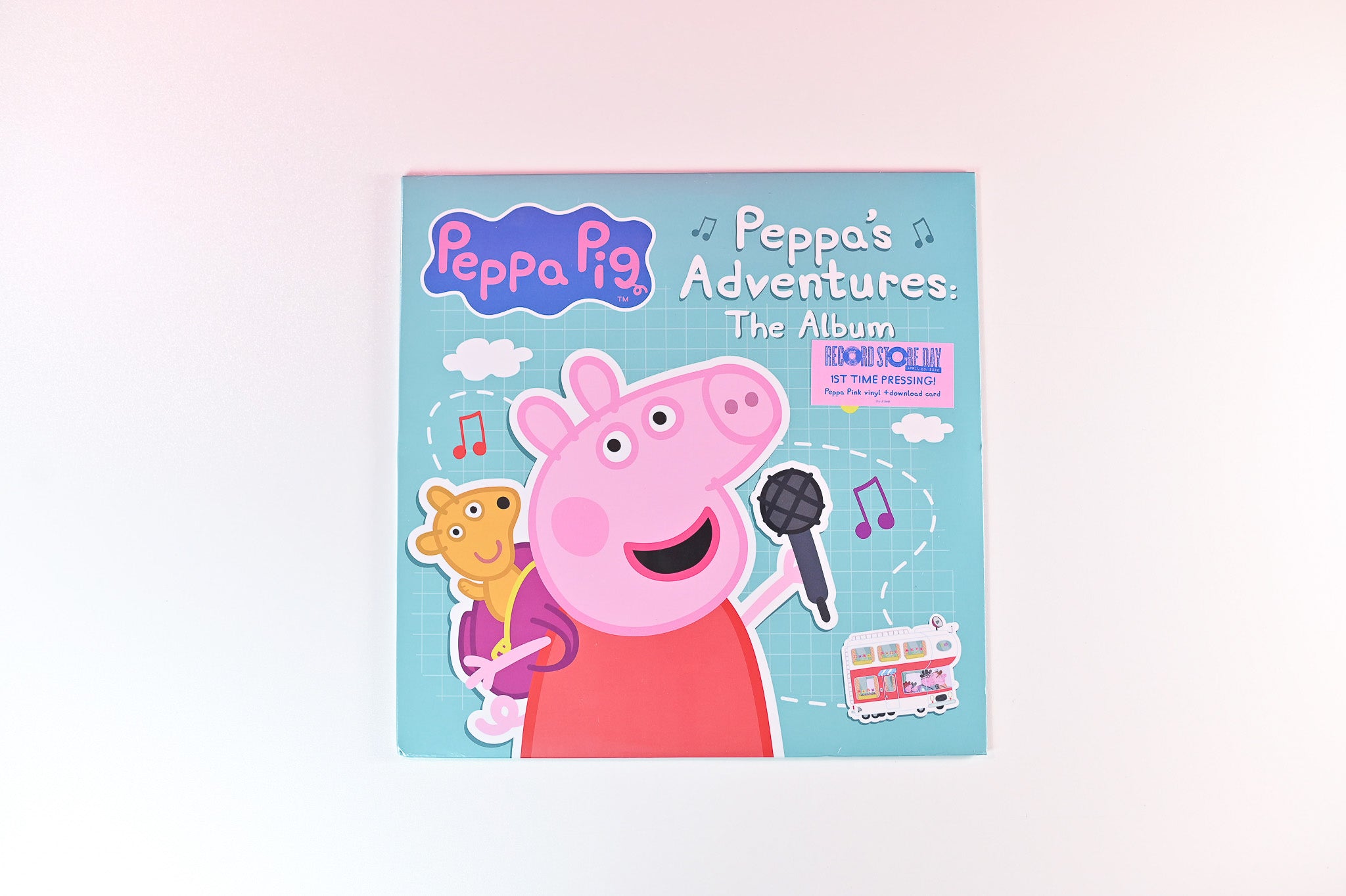 Peppa Pig - Peppa's Adventures: The Album on eOne - Sealed Pink Vinyl