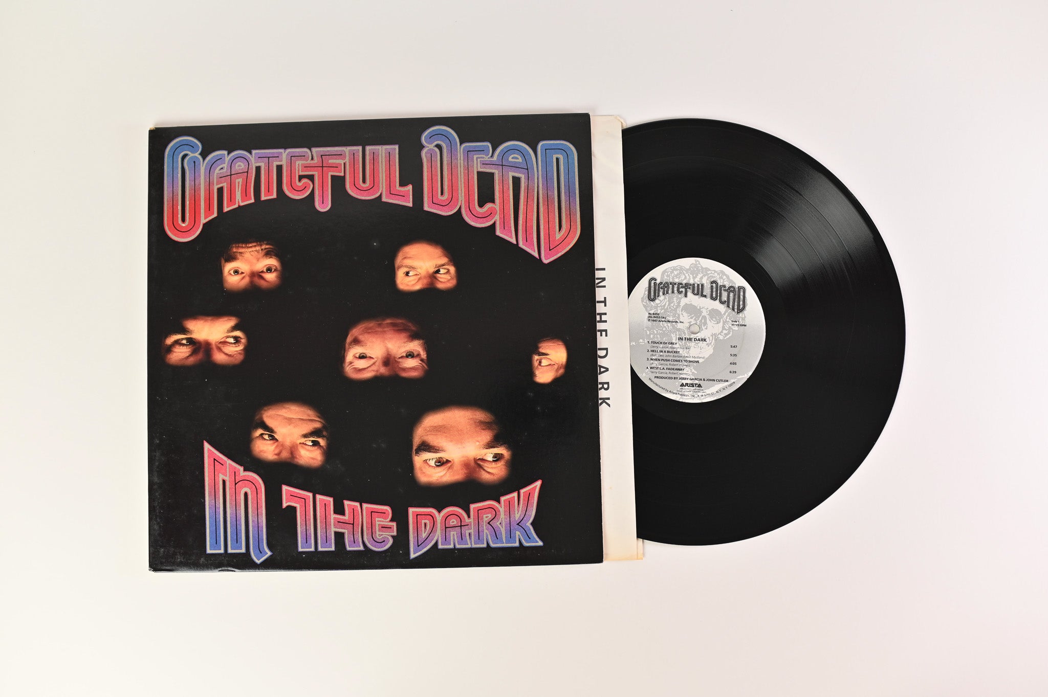 The Grateful Dead - In The Dark on Arista Right Side Up Eyes Cover