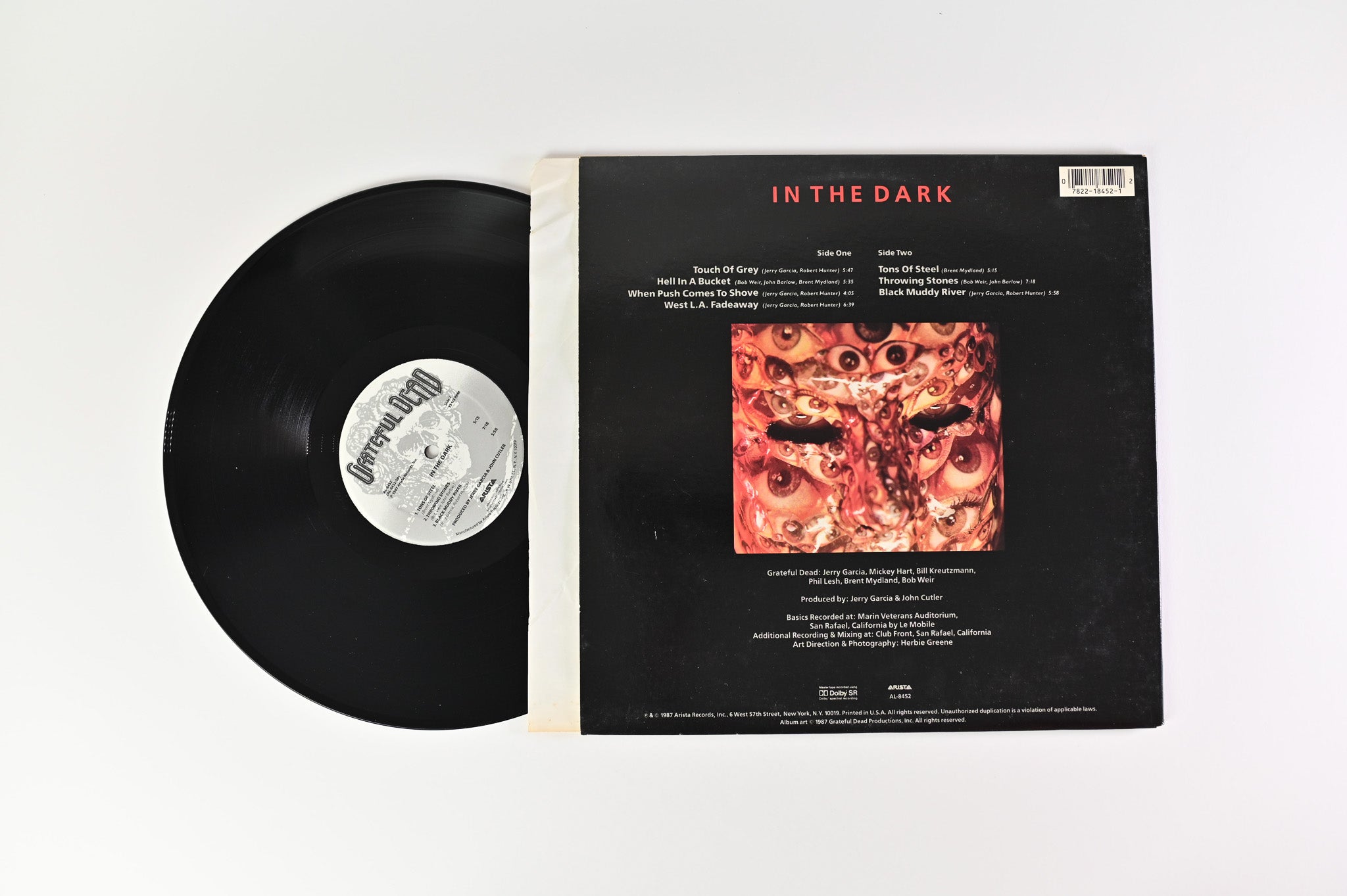 The Grateful Dead - In The Dark on Arista Right Side Up Eyes Cover