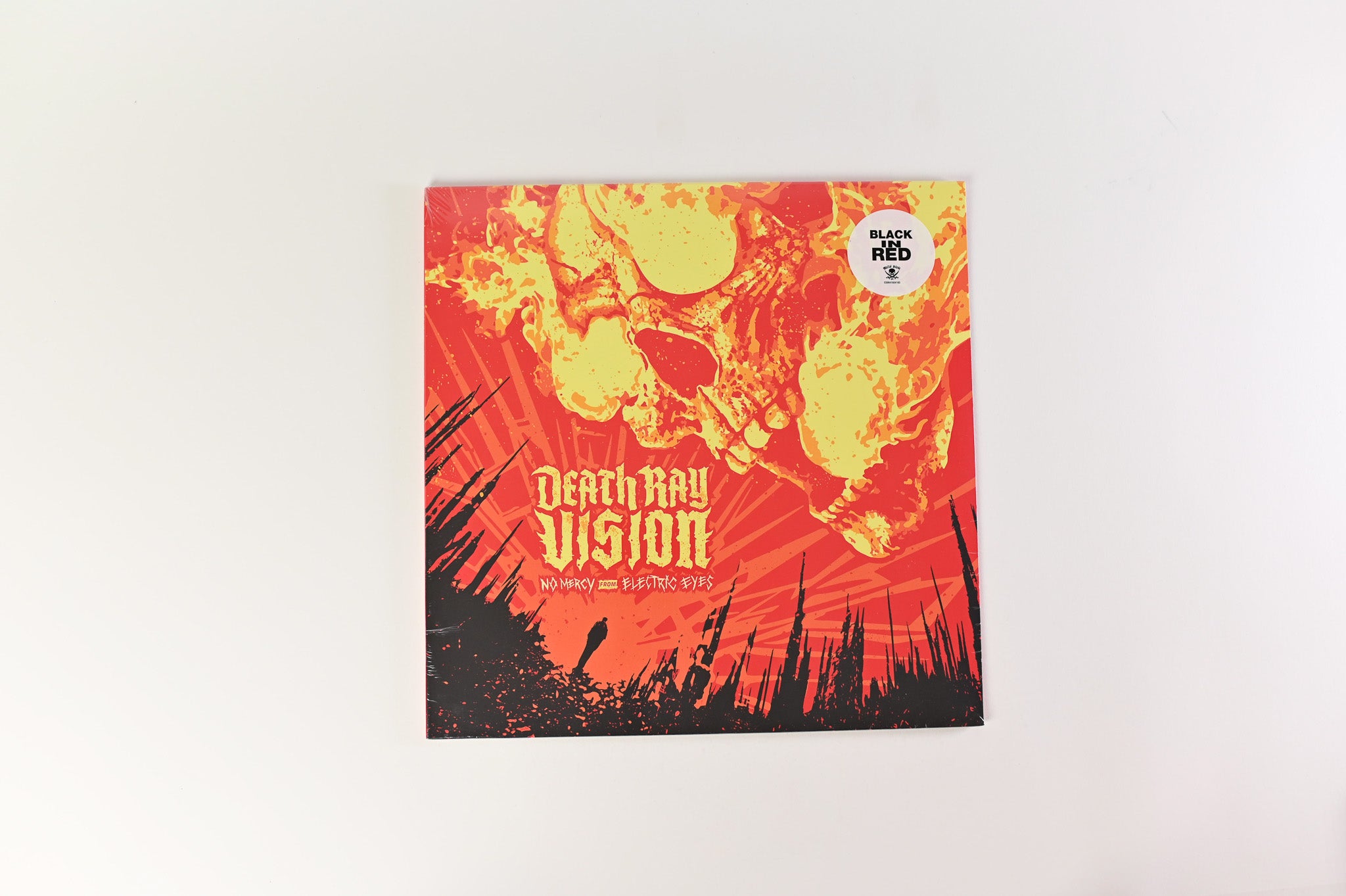 Death Ray Vision - No Mercy From Electric Eyes SEALED on Metal Blade Records Black In Red Vinyl