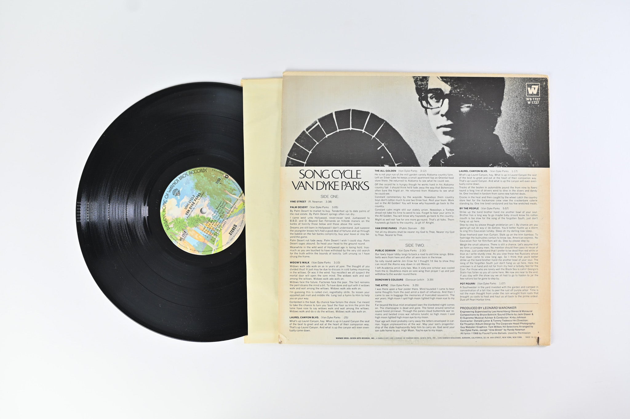 Van Dyke Parks - Song Cycle on Warner Bros. Records Reissue