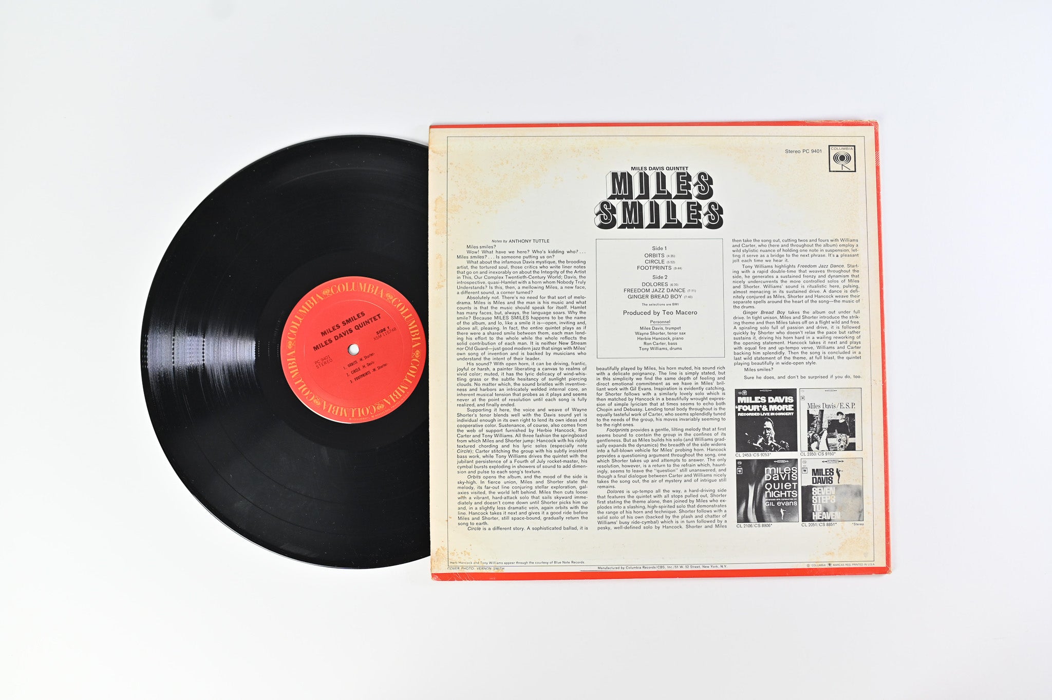 The Miles Davis Quintet - Miles Smiles on Columbia Stereo