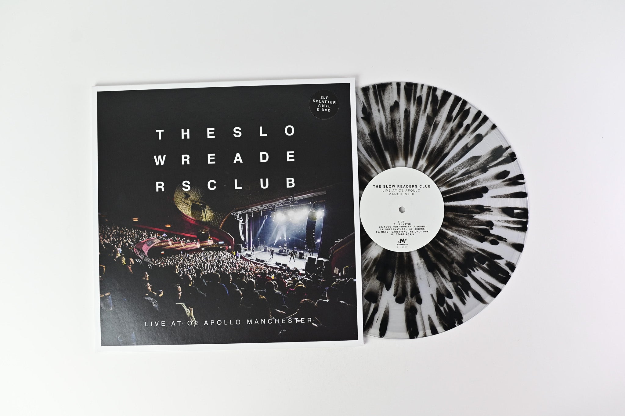 The Slow Readers Club - Live At O2 Apollo Manchester on Modern Sky Clear / Black Splatter