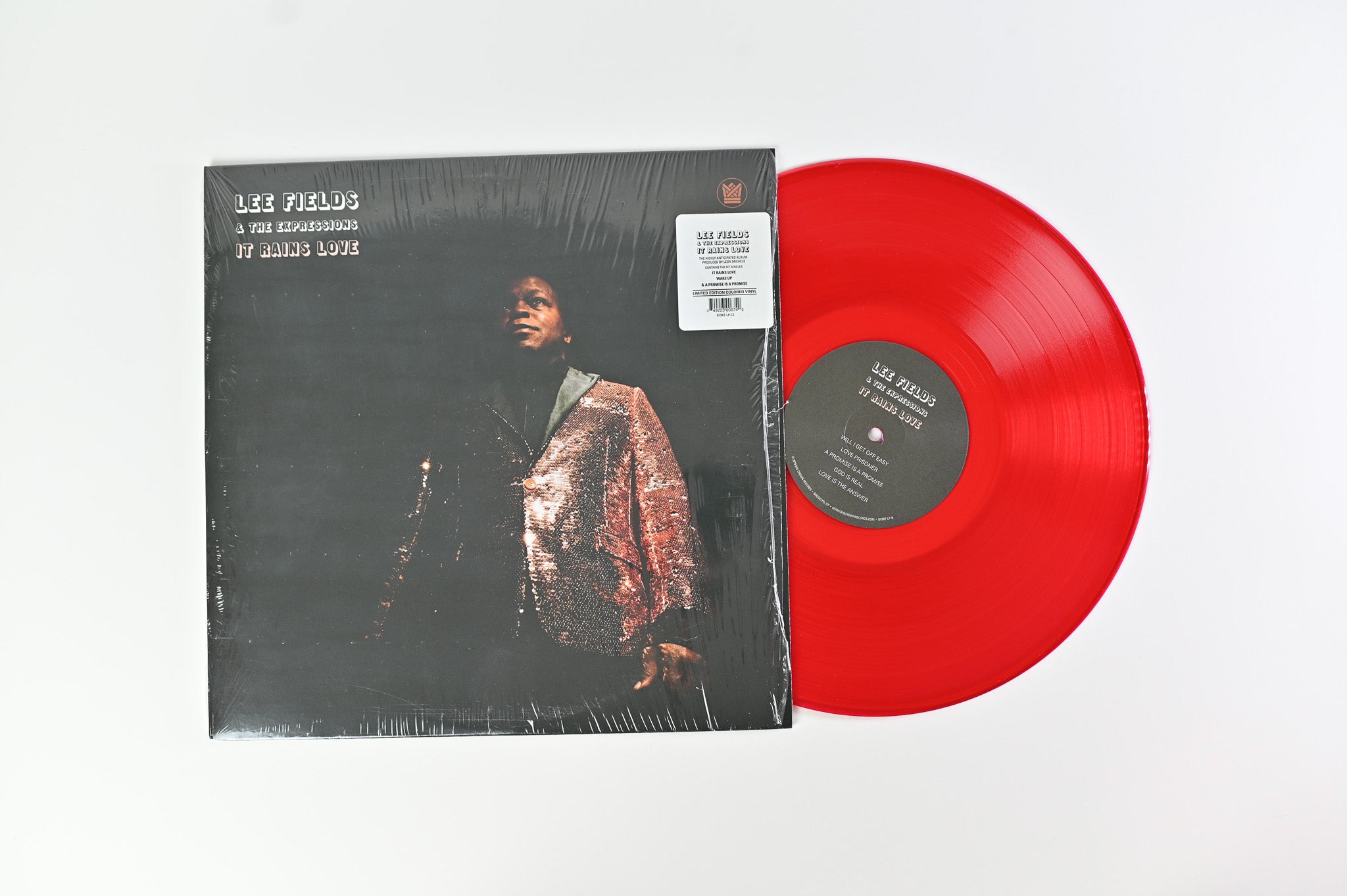 Lee Fields - It Rains Love on Big Crown Records - Red Vinyl