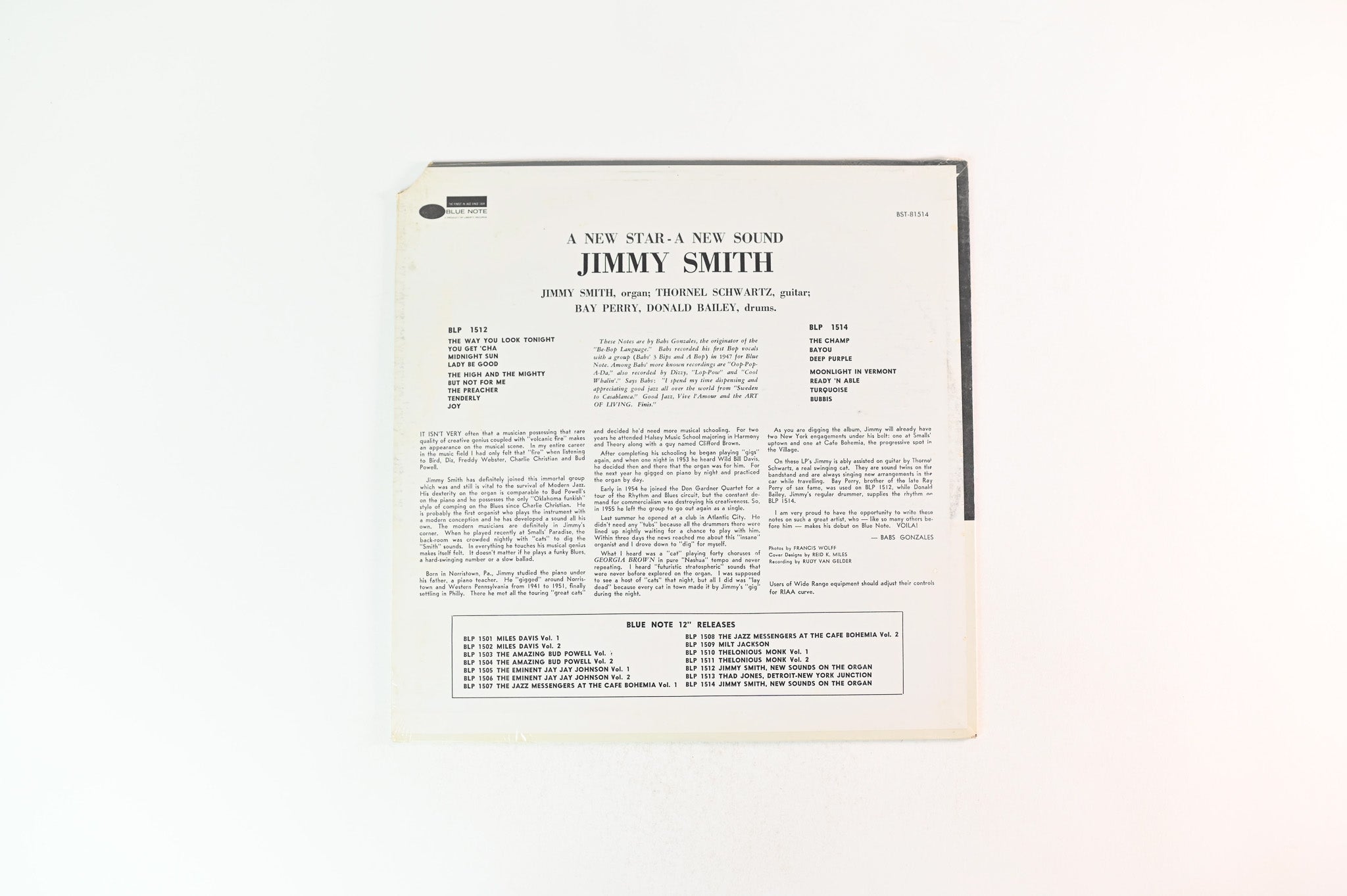 Jimmy Smith - A New Star - A New Sound (Volume 2) on Blue Note Reissue Sealed