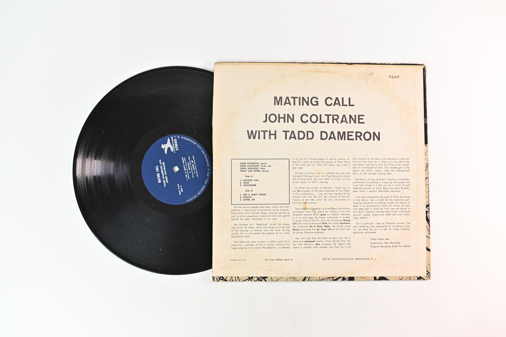 John Coltrane - Mating Call on Prestige Stereo Reissue