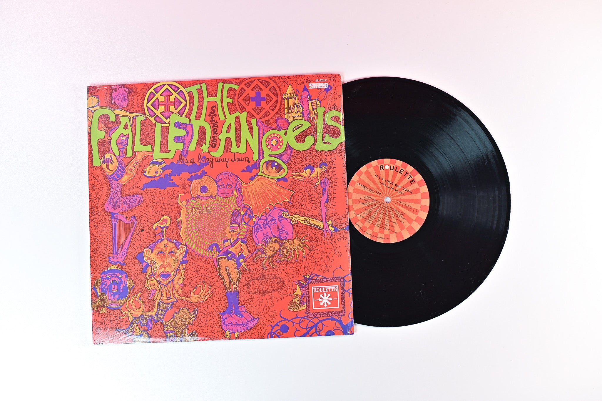 The Fallen Angels - It's A Long Way Down on Roulette - Reissue