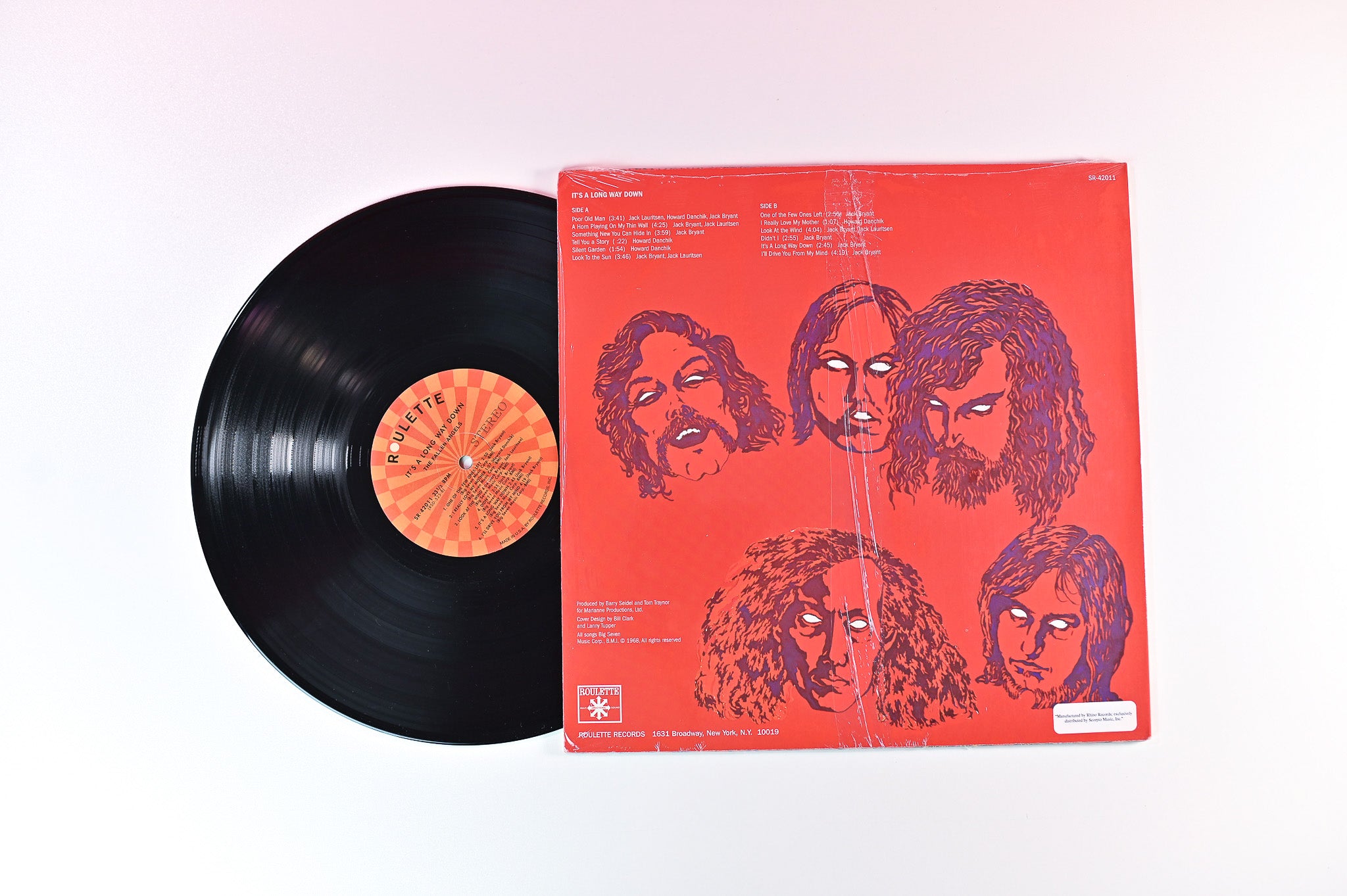 The Fallen Angels - It's A Long Way Down on Roulette - Reissue