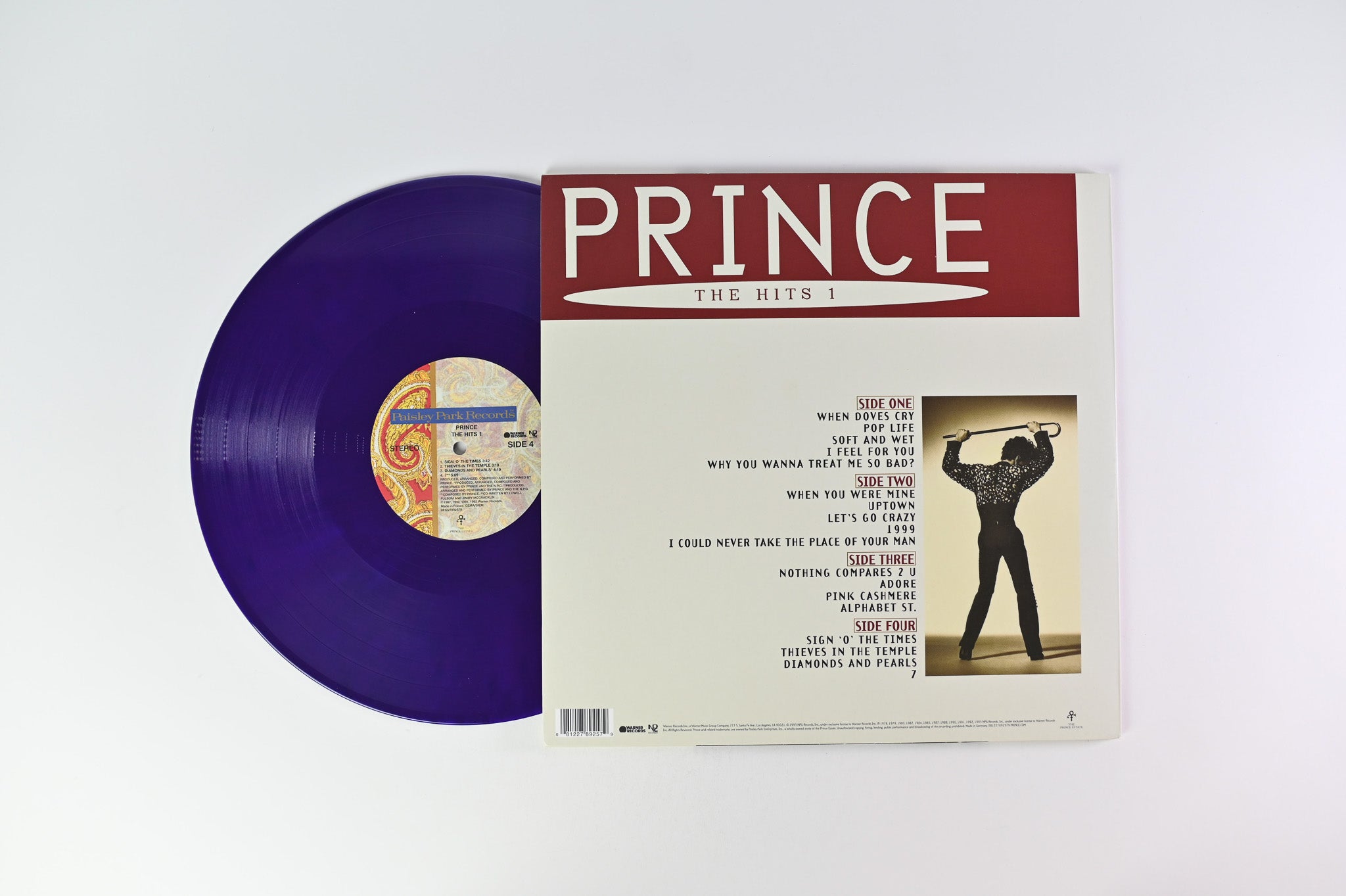 Prince - The Hits 1 on Warner Records Purple Vinyl