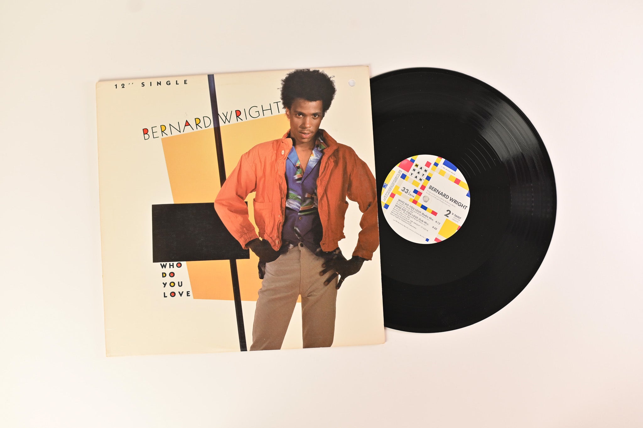 Bernard Wright - Who Do You Love 12" on Manhattan Records