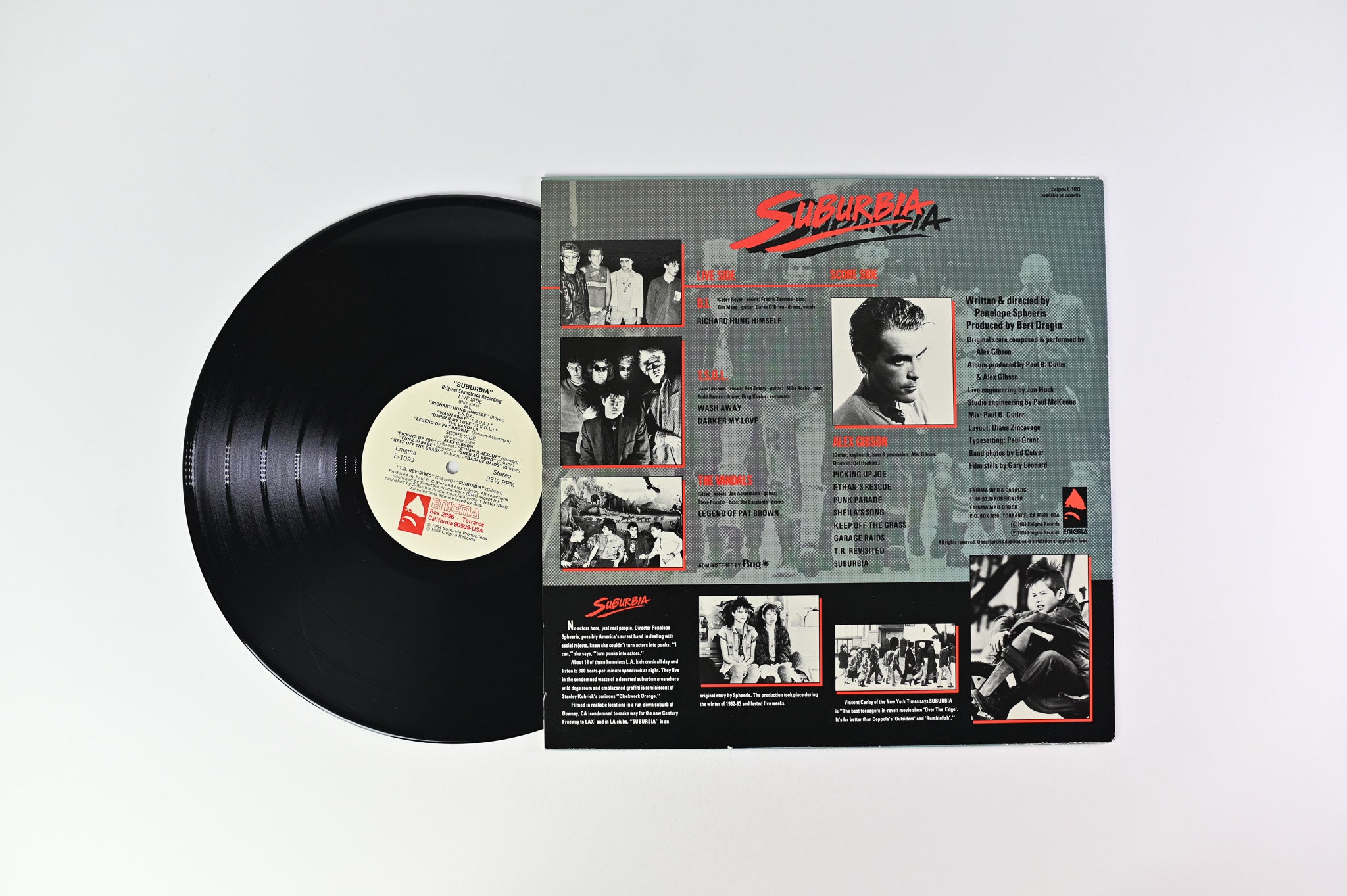 Various - Suburbia (Original Soundtrack Recording) on Enigma
