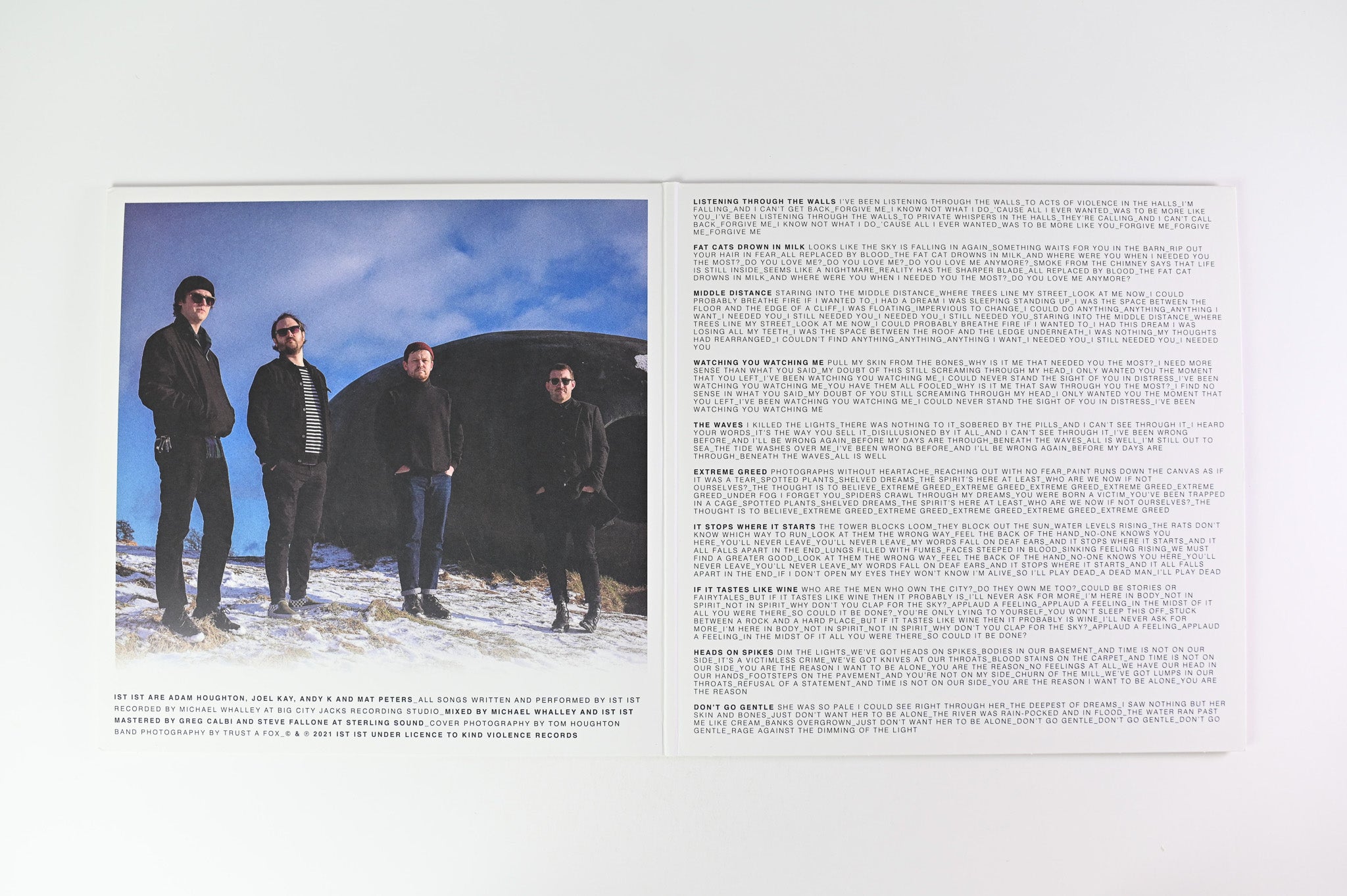 IST IST - The Art of Lying on Kind Violence Records Ultra Clear Vinyl