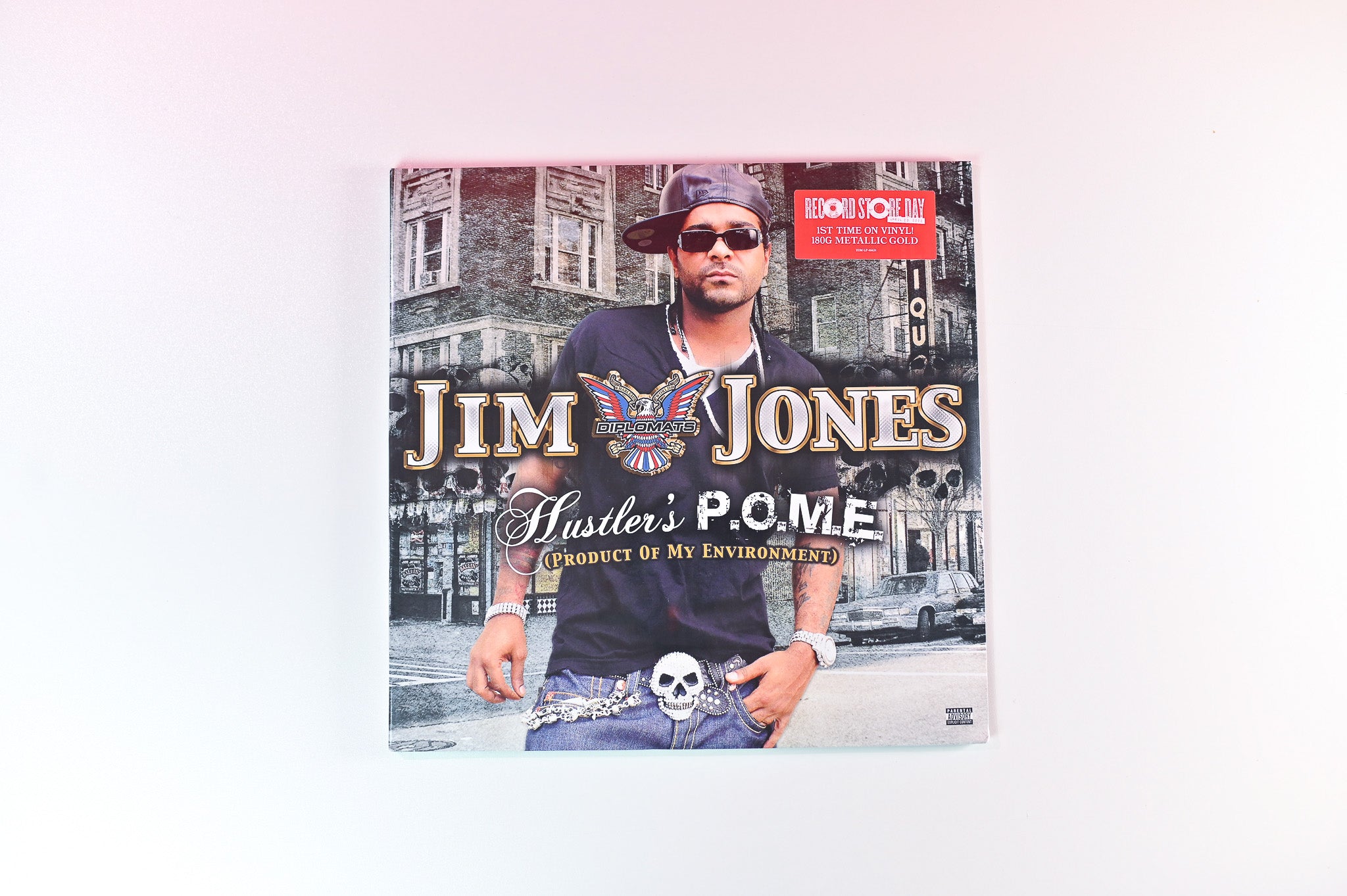 Jim Jones - Hustler's P.O.M.E. (Product Of My Environment) on Diplomats / Koch Records - Sealed Gold Vinyl