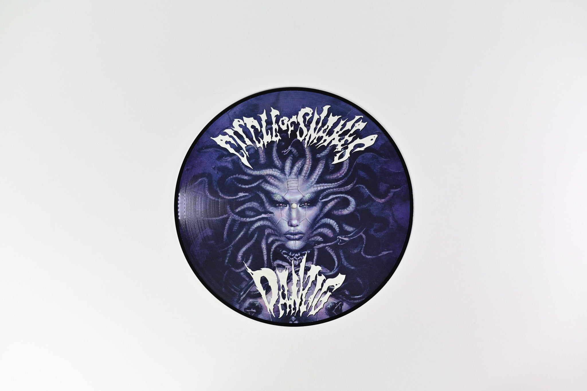 Danzig - Circle Of Snakes Regain Records Picture Disc with Blue Background