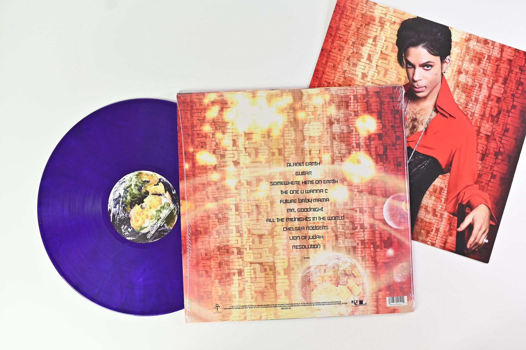 Prince - Planet Earth on NPG Records / Legacy - Purple Vinyl