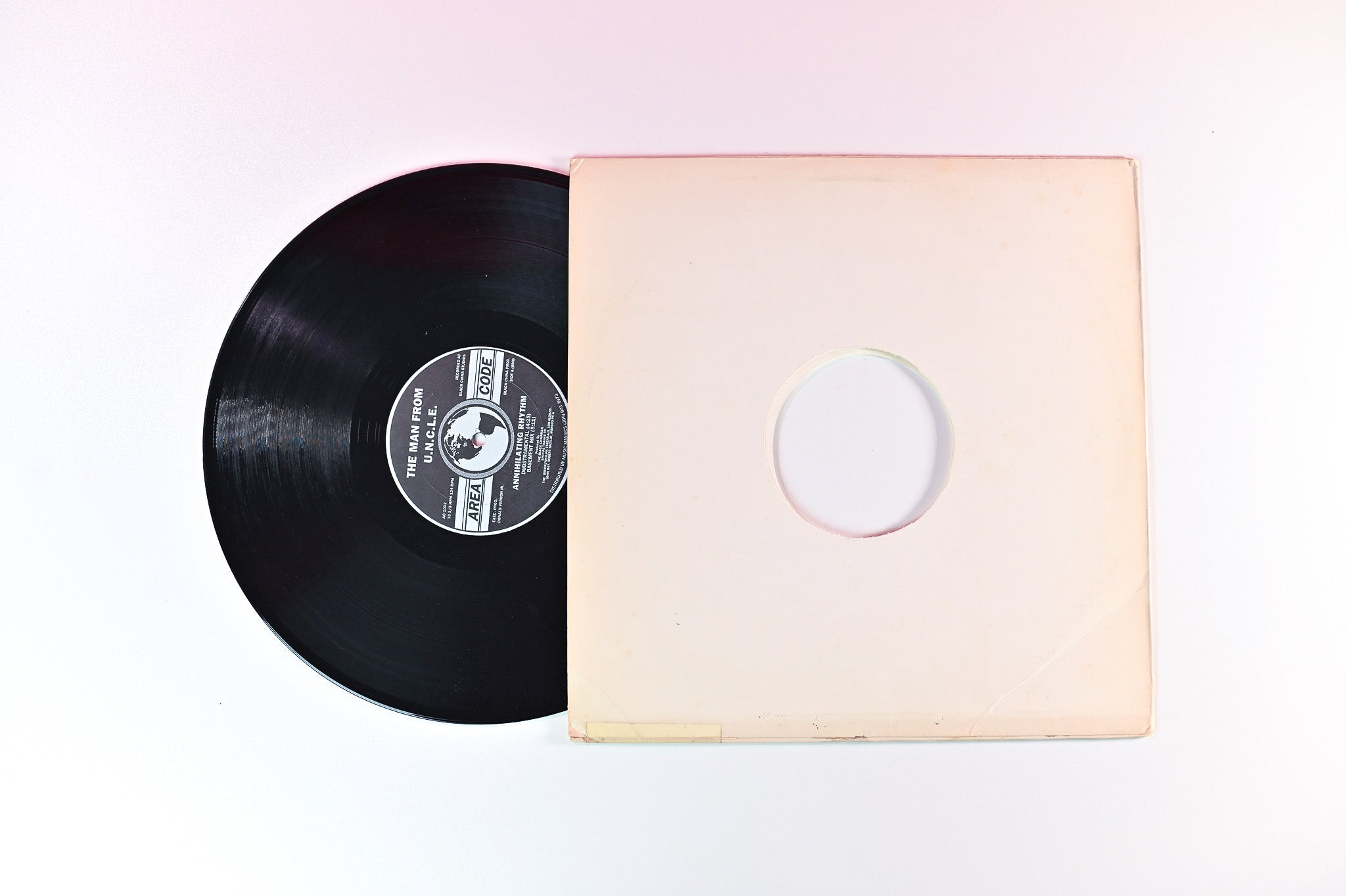 The Man From U.N.C.L.E. - Annihilating Rhythm on Area Code Records 12" Single