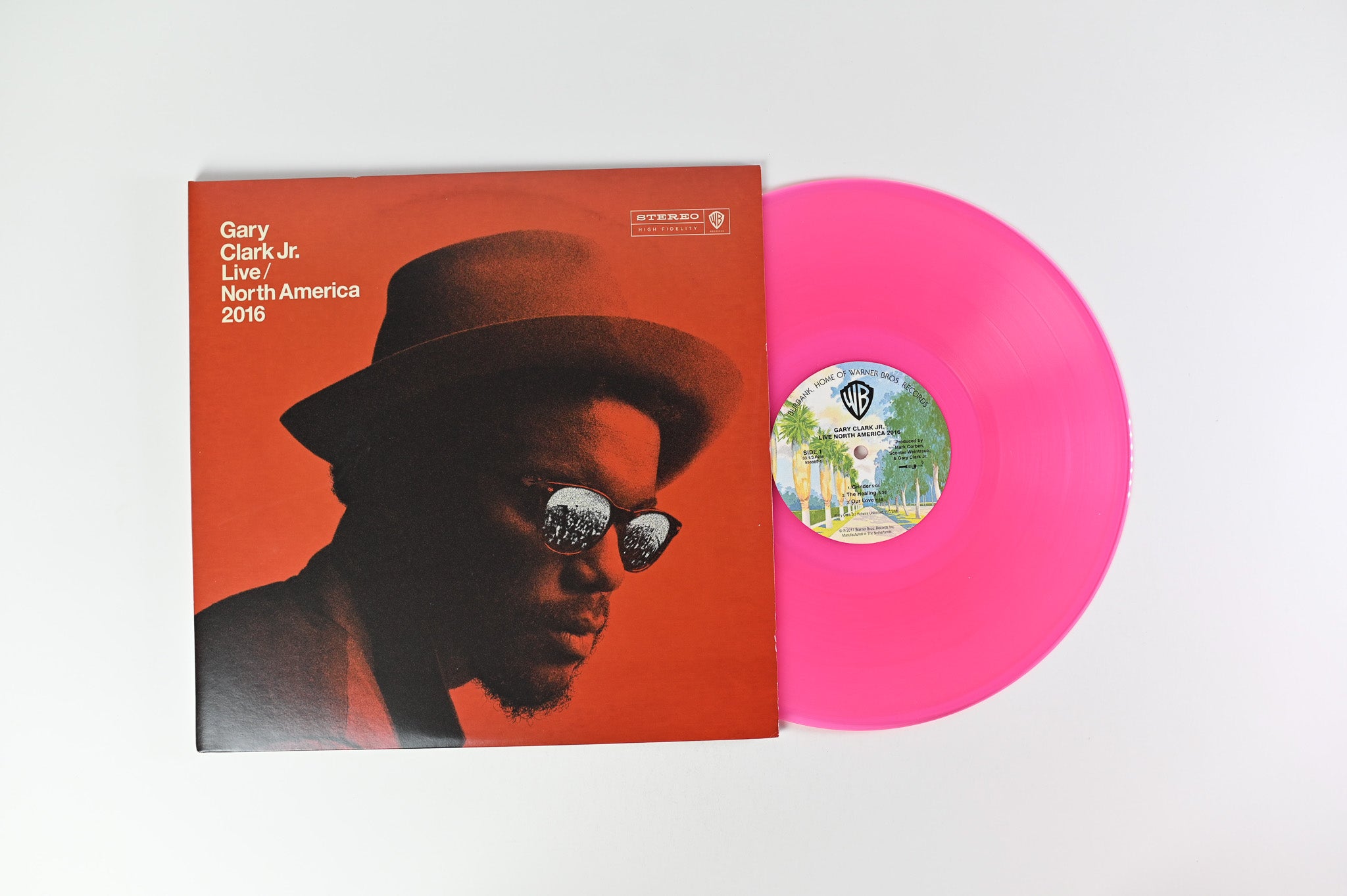 Gary Clark Jr. - Live / North America 2016 on Warner Bros. Records Pink Vinyl