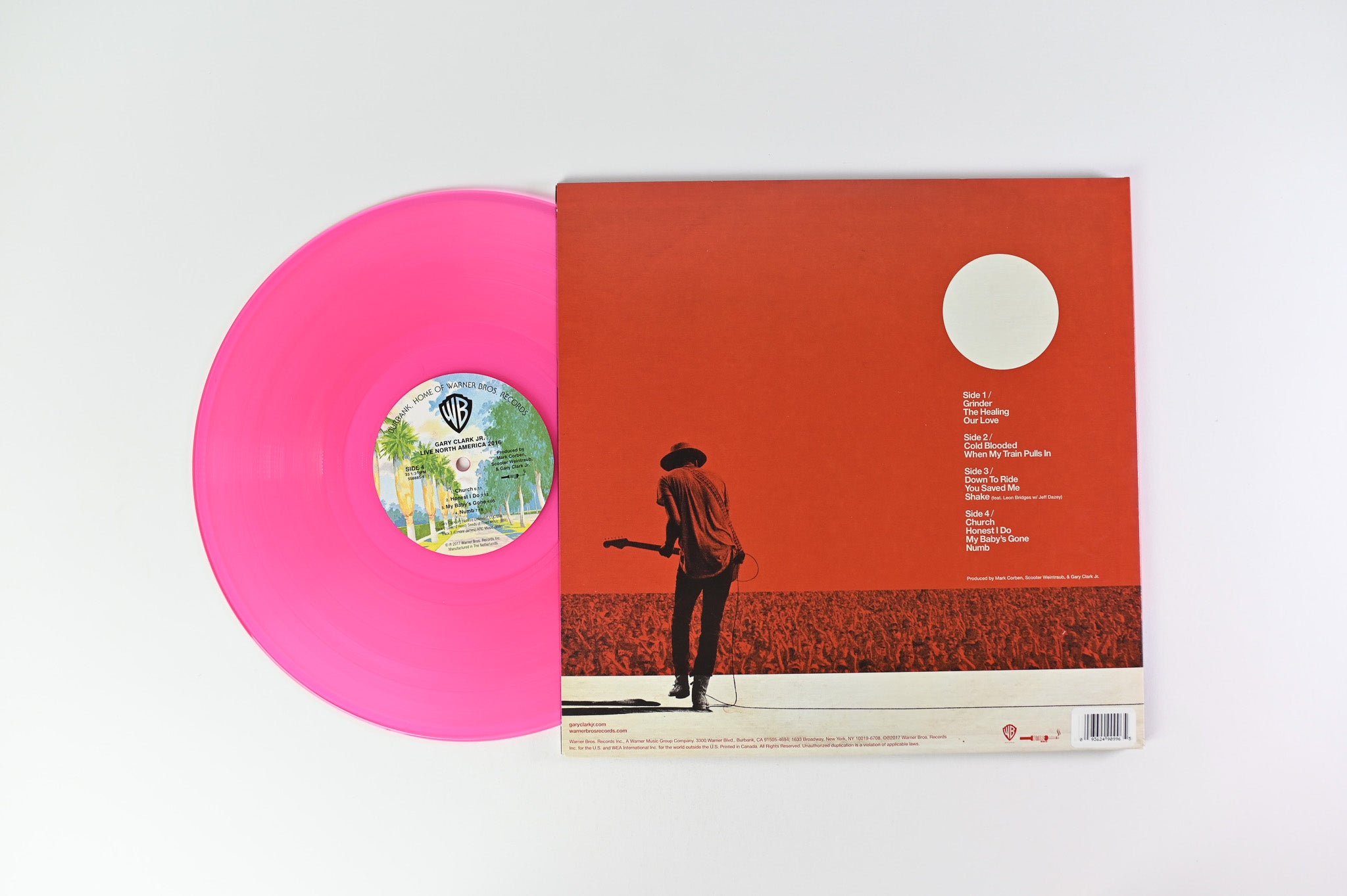Gary Clark Jr. - Live / North America 2016 on Warner Bros. Records Pink Vinyl
