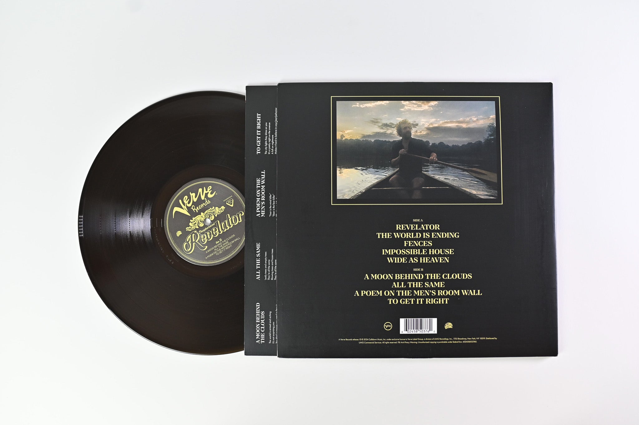 Phosphorescent - Revelator on Verve Records - Black Ice Vinyl